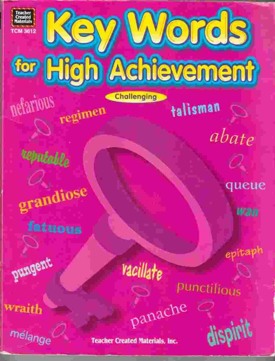 Image for Keywords for High Achievement