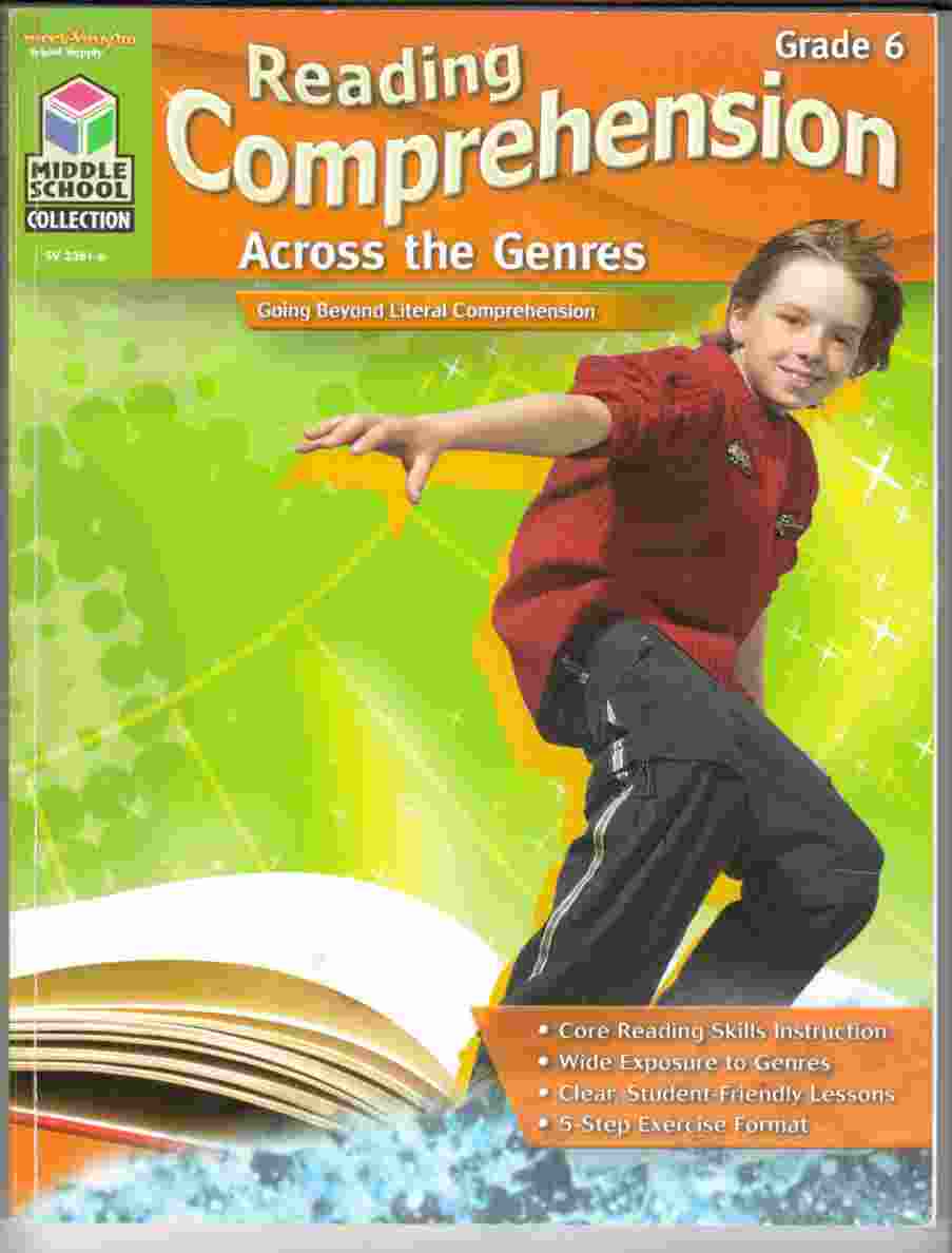 Reading Comprehension Across the Genres Grade 6 Image for Reading Comprehension Across the Genres Grade 6