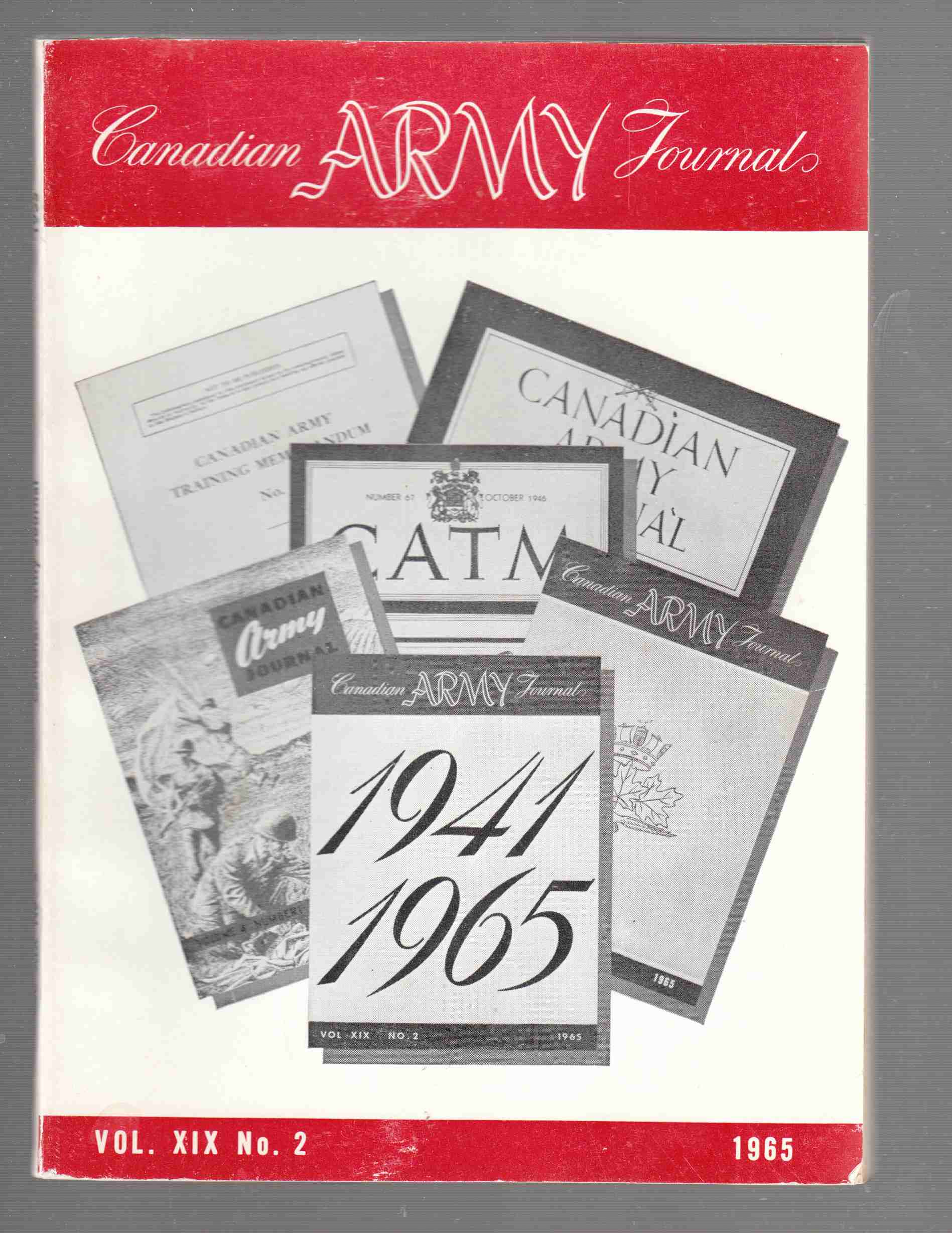 Image for The Canadian Army Journal Vol. XIX No. 2 1965