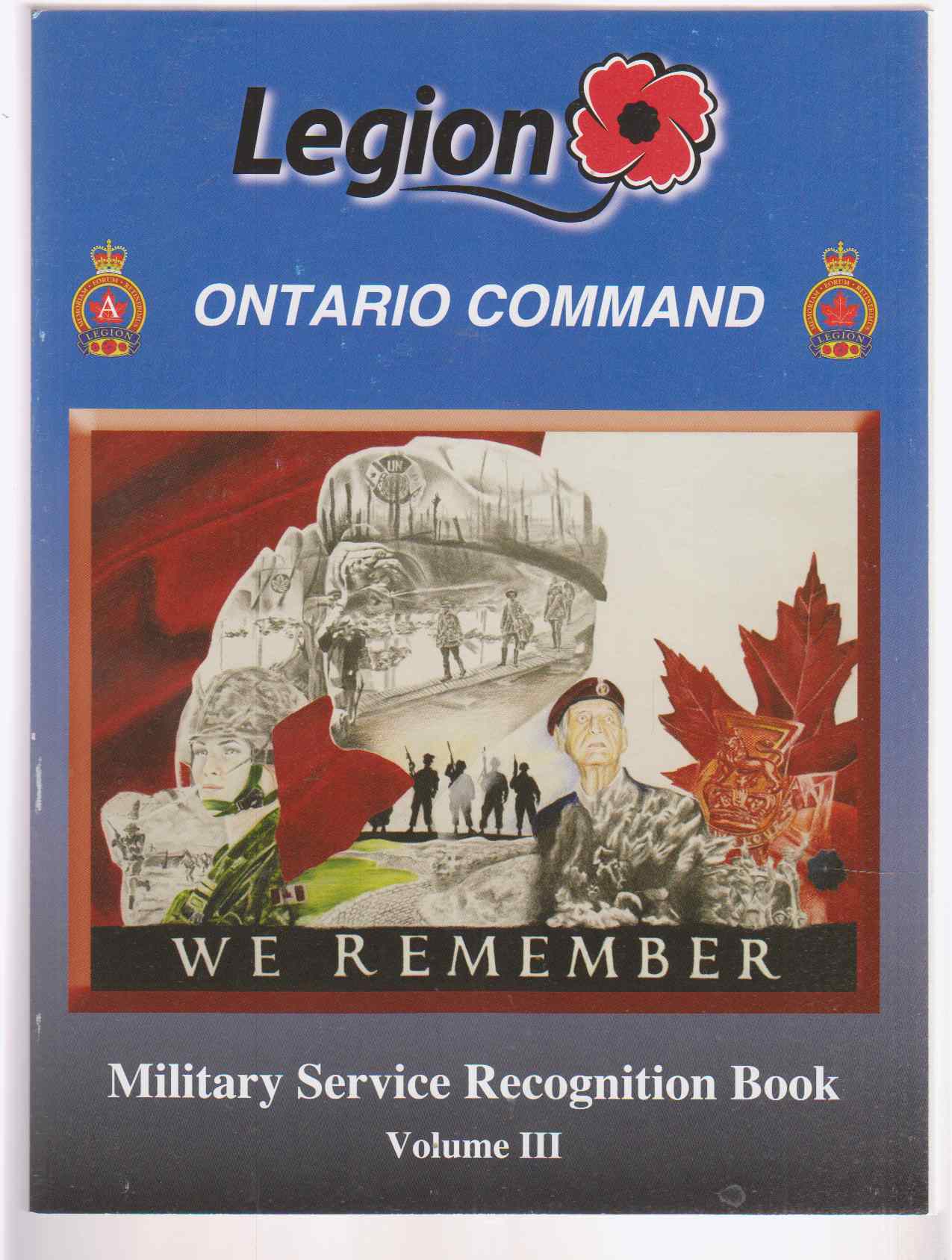 Image for Royal Canadian Legion Ontario Command Military Service Recognition Book Volume III