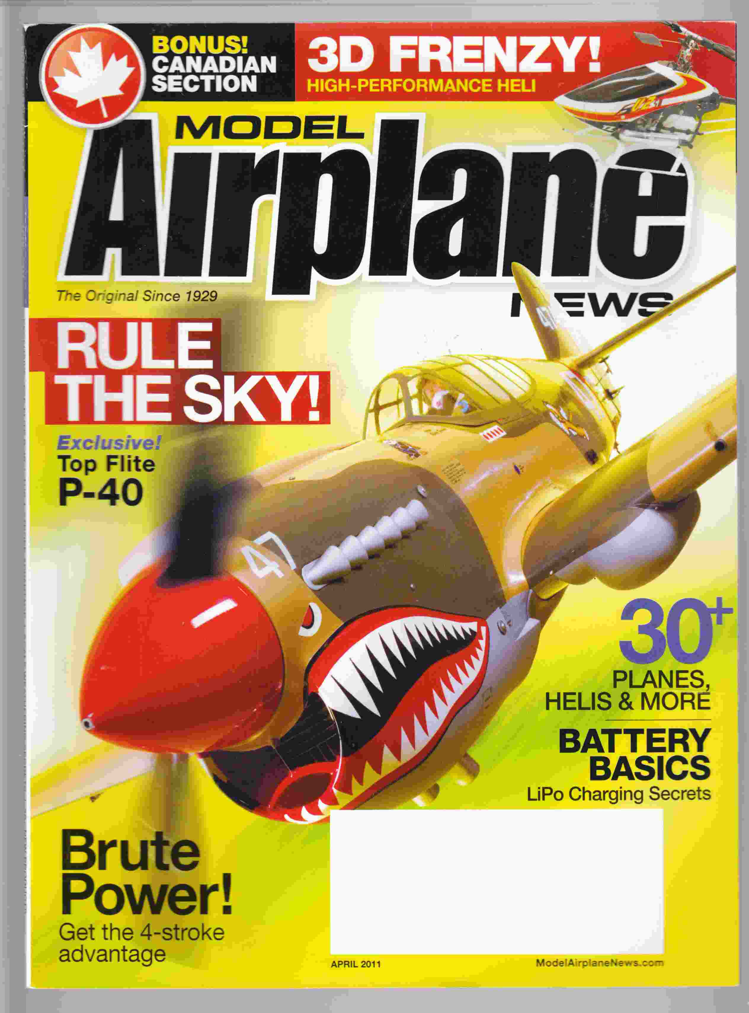 Image for Model Airplane News April 2011 Volume 139, No. 4