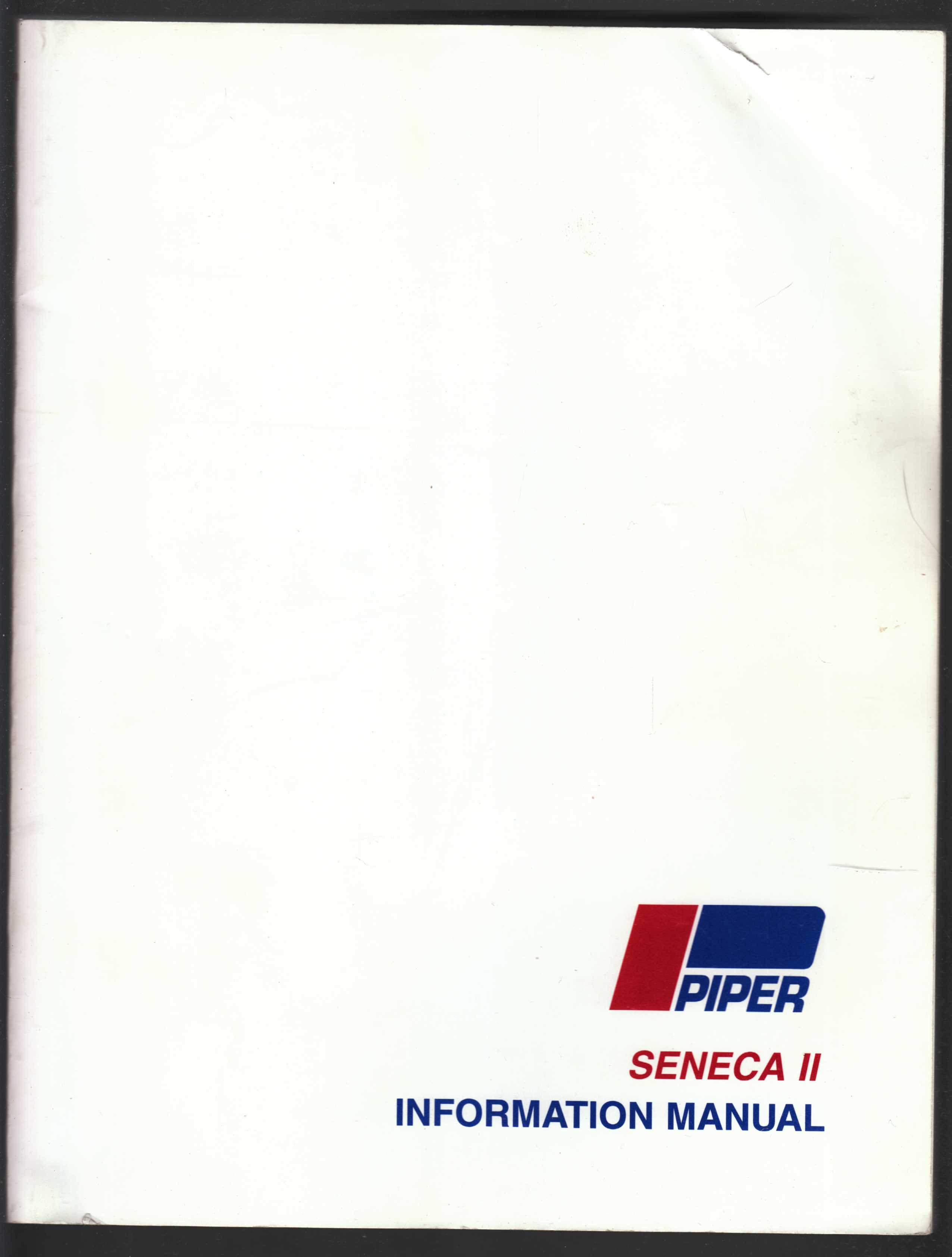 Image for Seneca II Information Manual