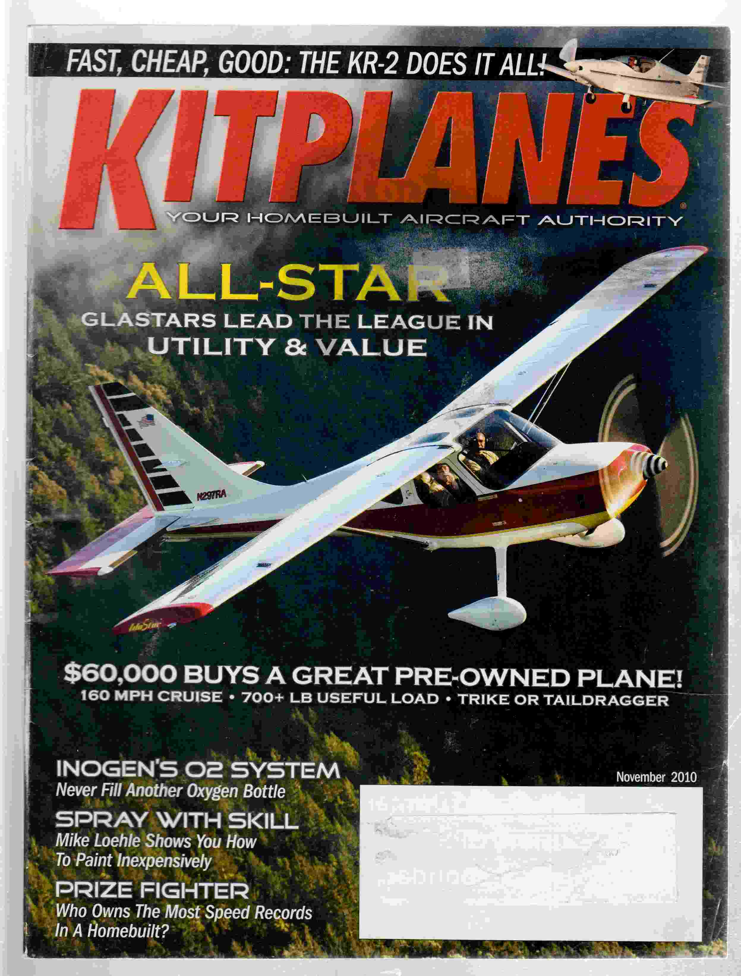 Image for Kitplanes November 2010