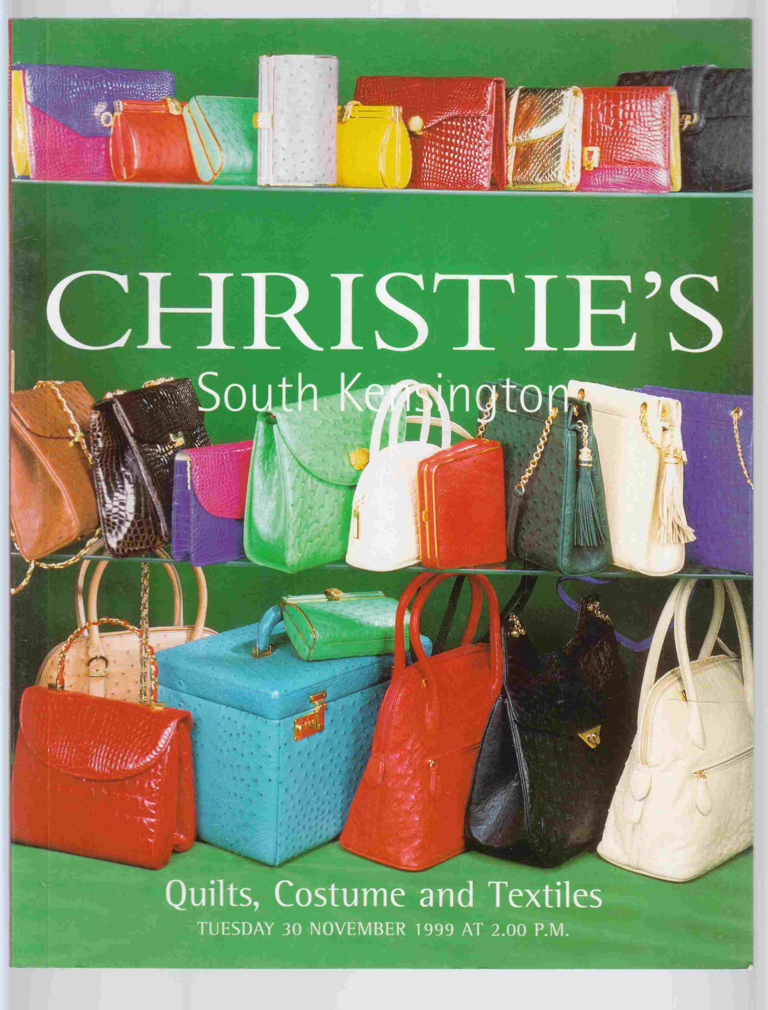 Image for Christie's South Kensington Quilts, Costume and Textiles Tuesday 30 November 1999
