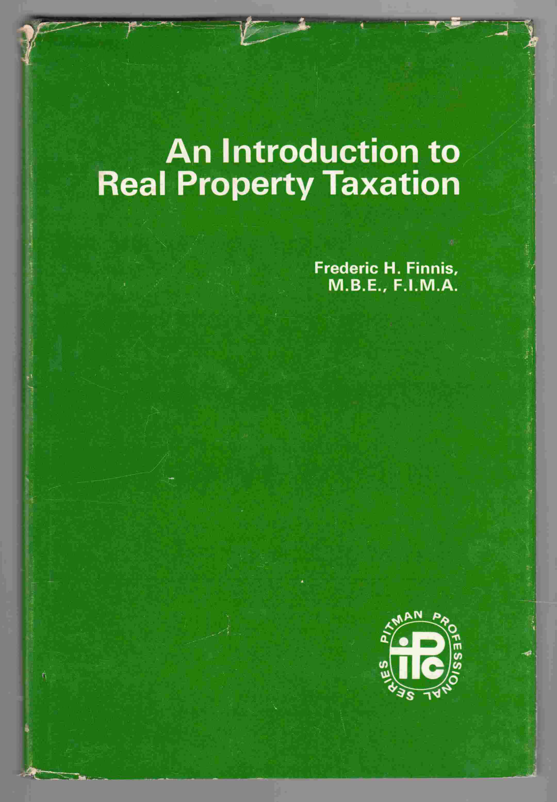 Image for An Introduction to Real Property Taxation