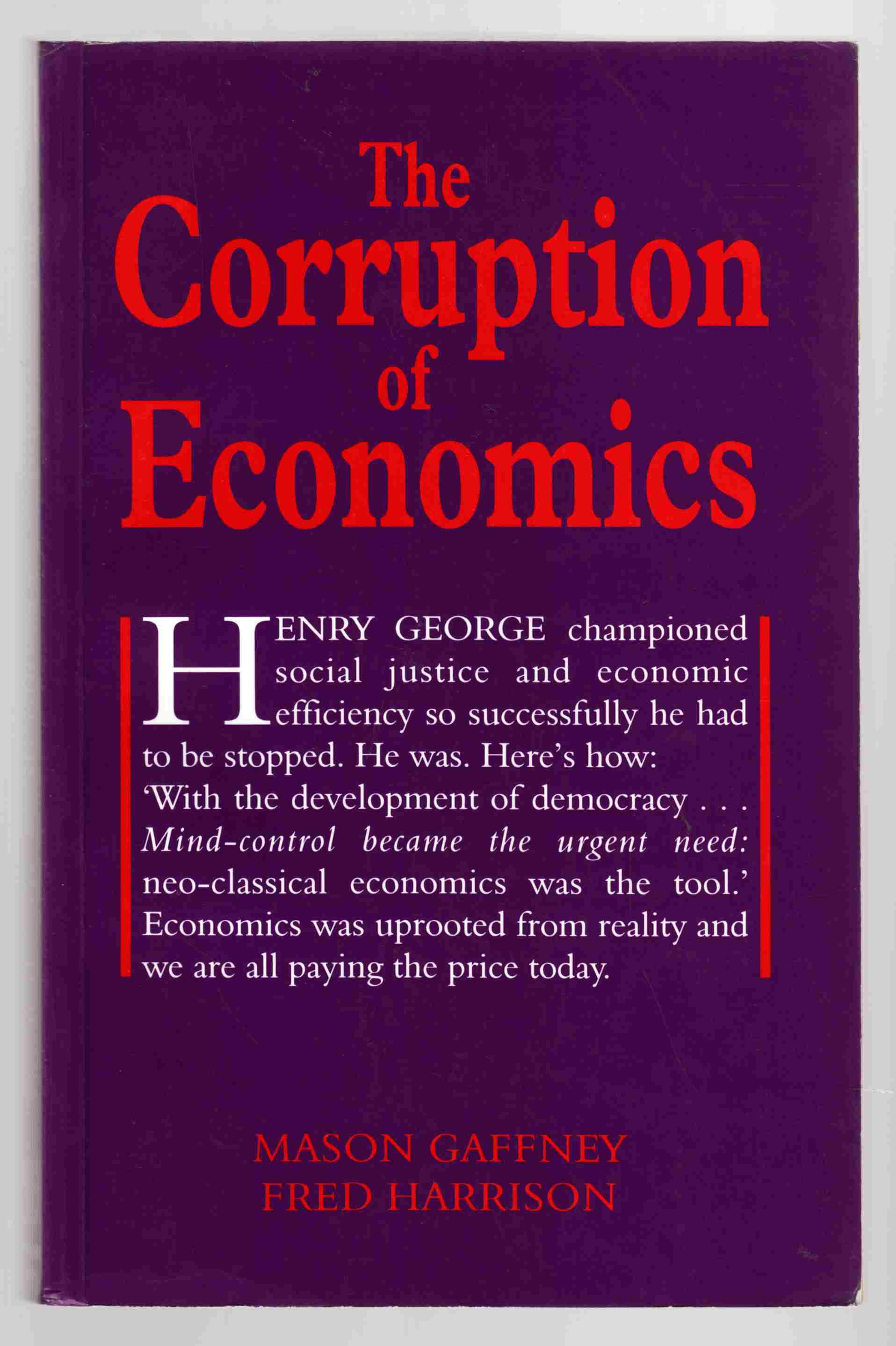Image for The Corruption of Economics
