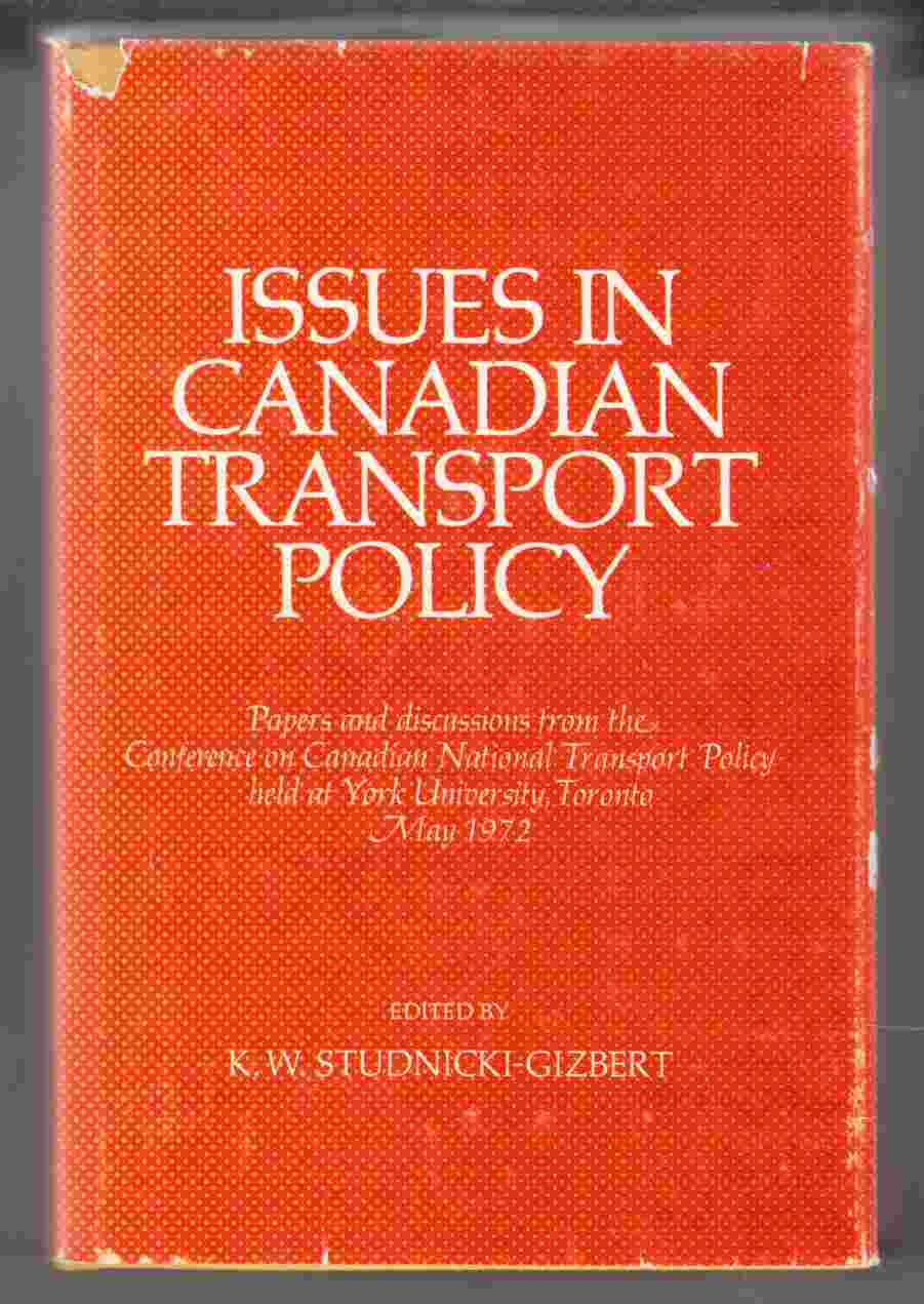 Image for Issues in Canadian Transport Policy