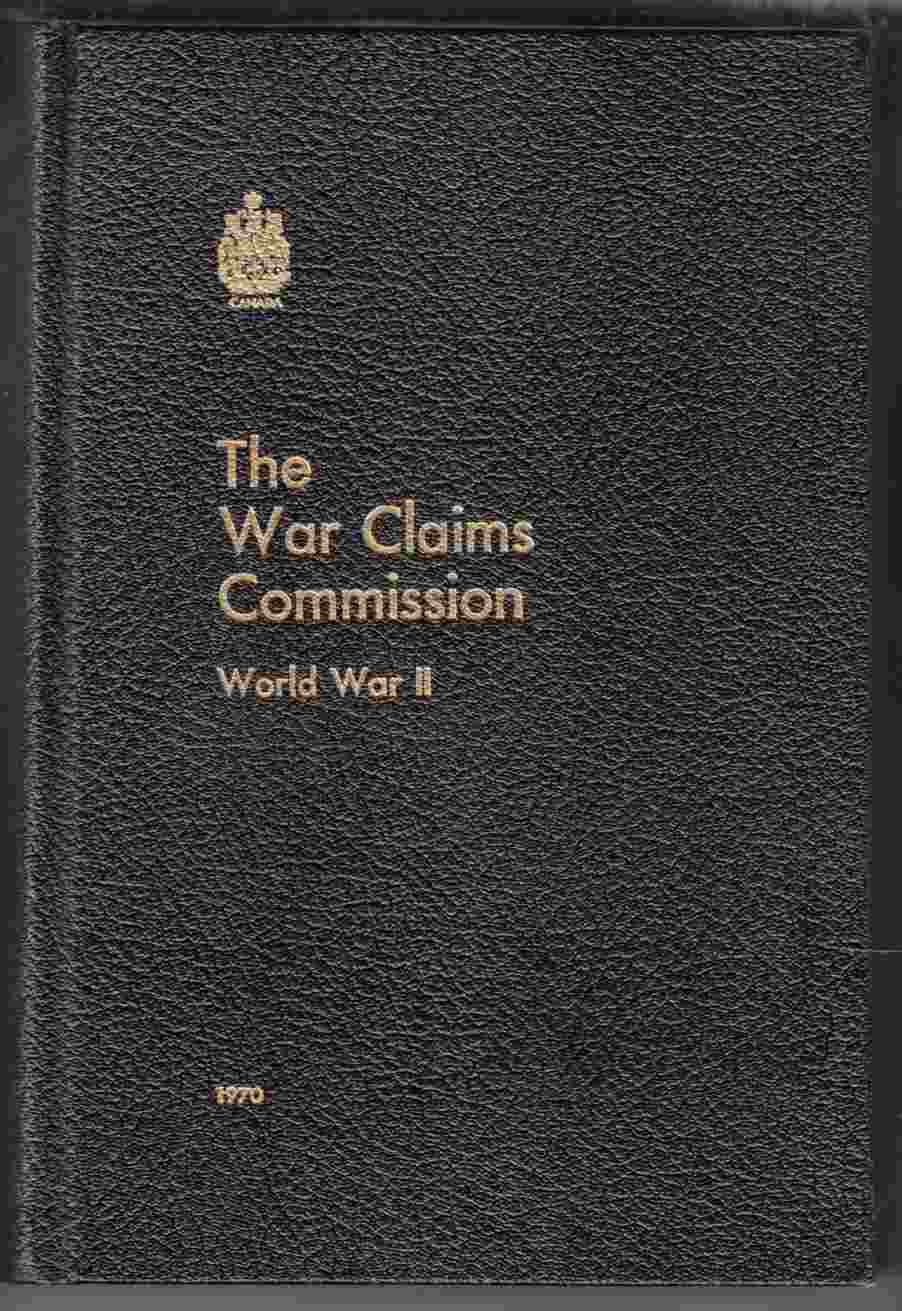 Image for The War Claims Commission World War II