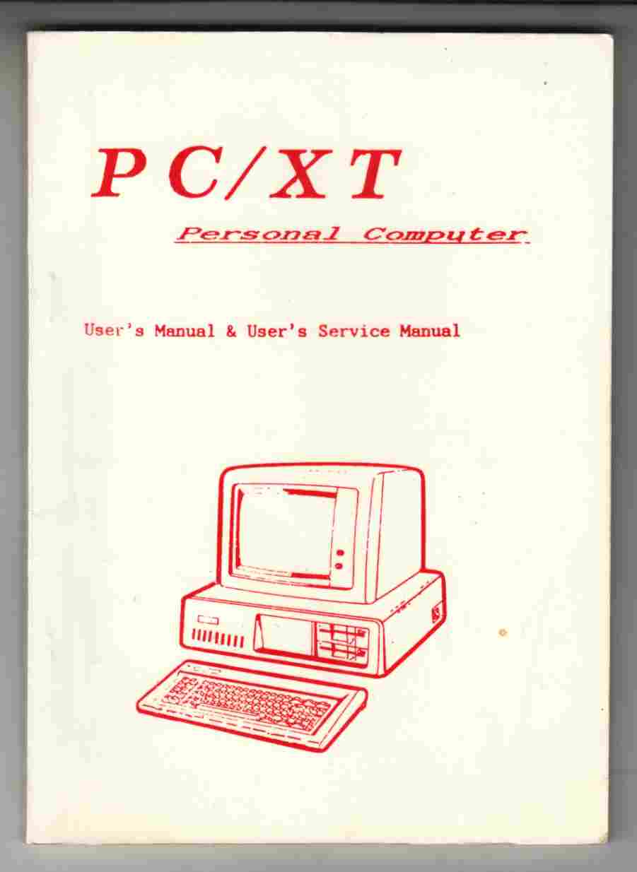 Image for PC/XT Personal Computer User's Manal & User's Service Manual