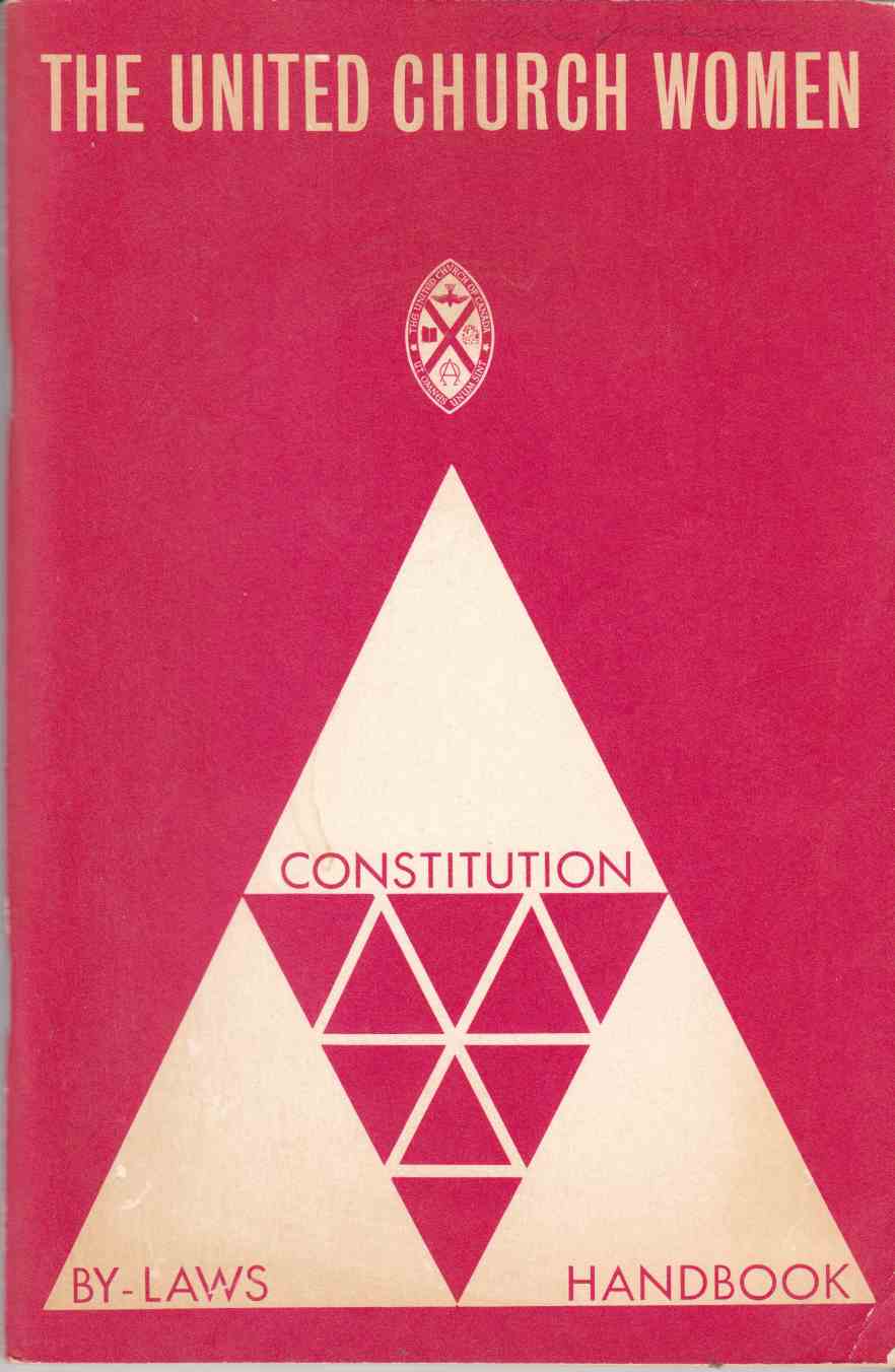 Image for The United Church Women: Constitution By-laws Handbook (First Revision)