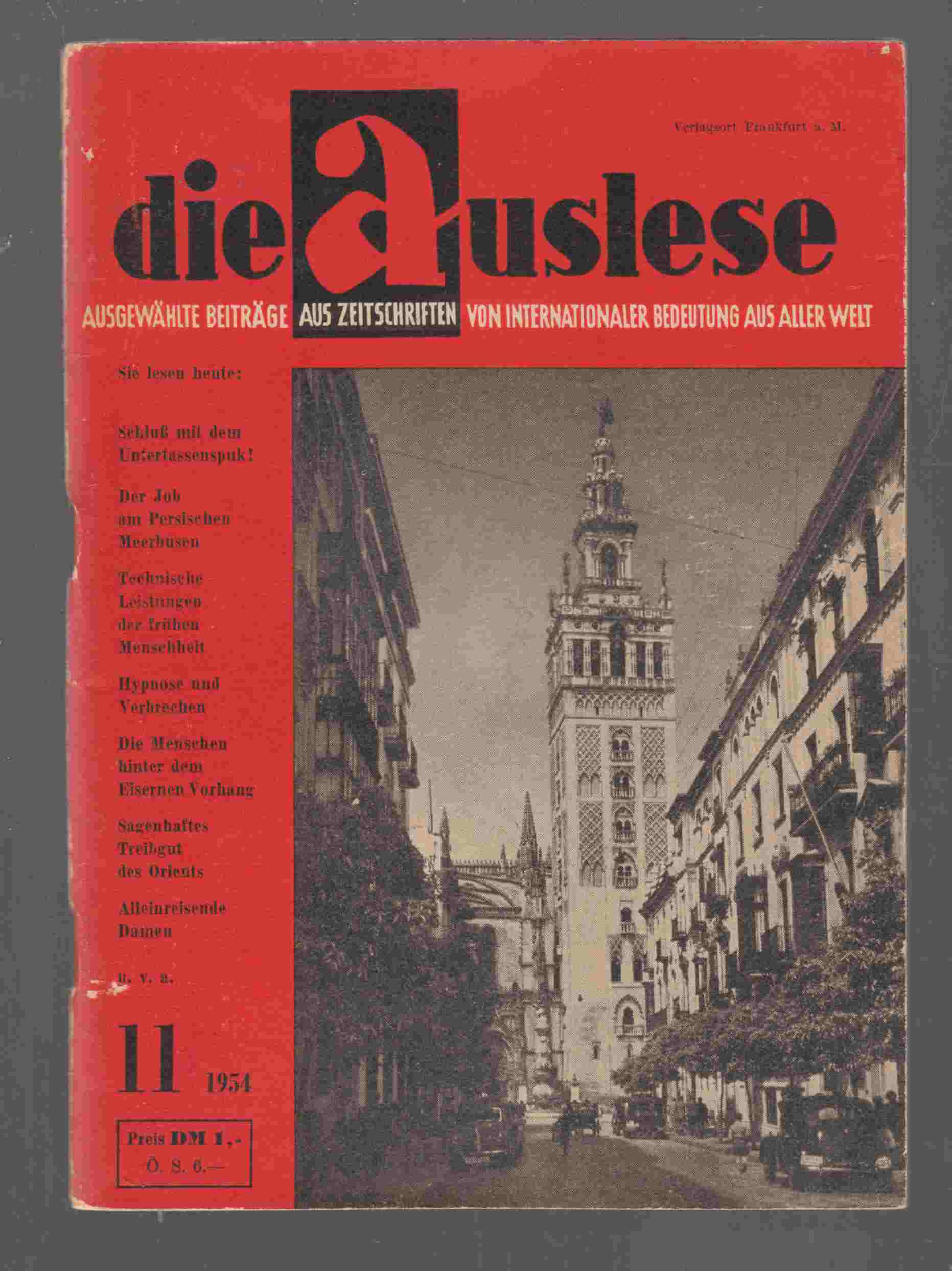 Die Auslese Image for Die Auslese