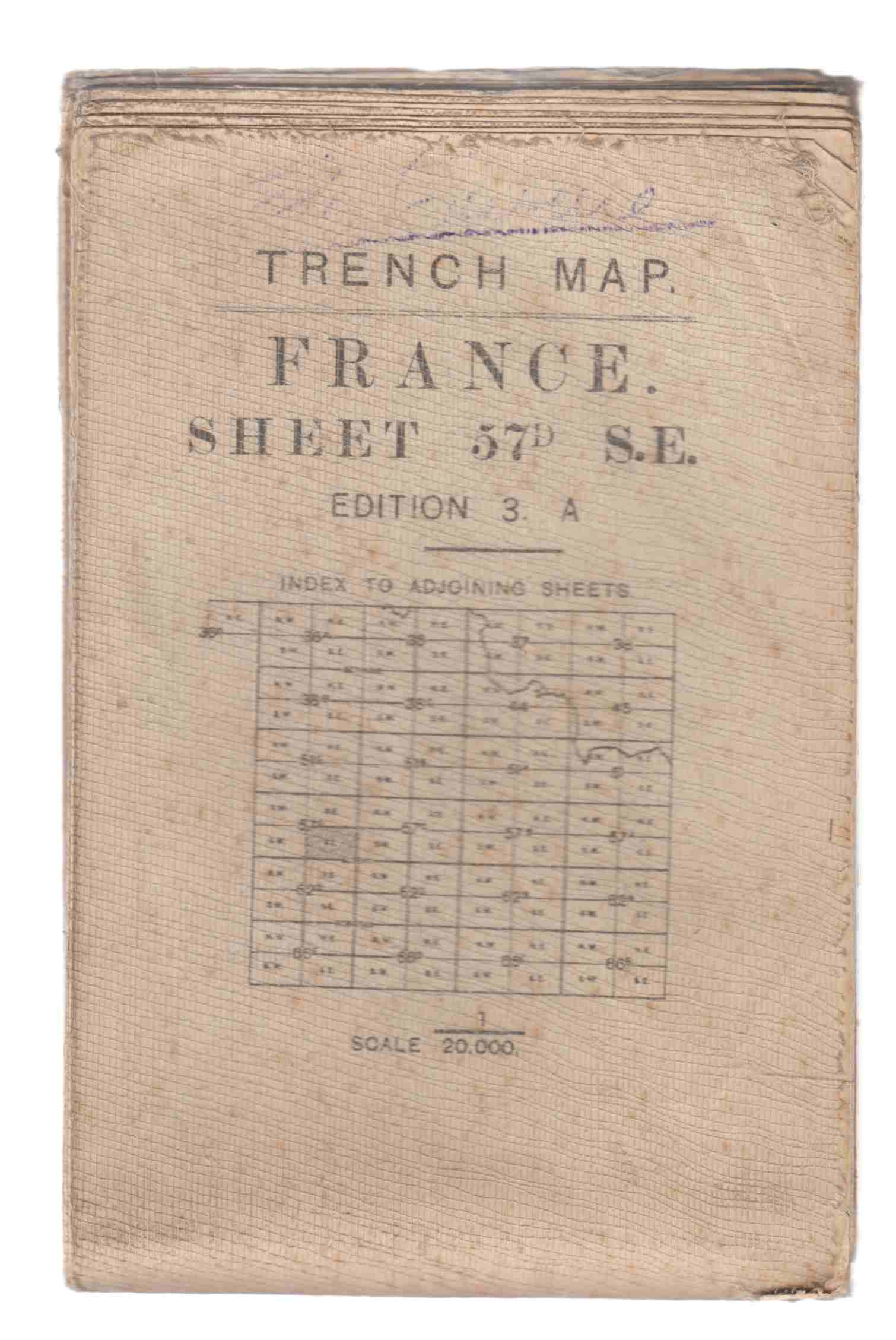 Image for Trench Map Frence Sheet 57D S. E. Edition 3