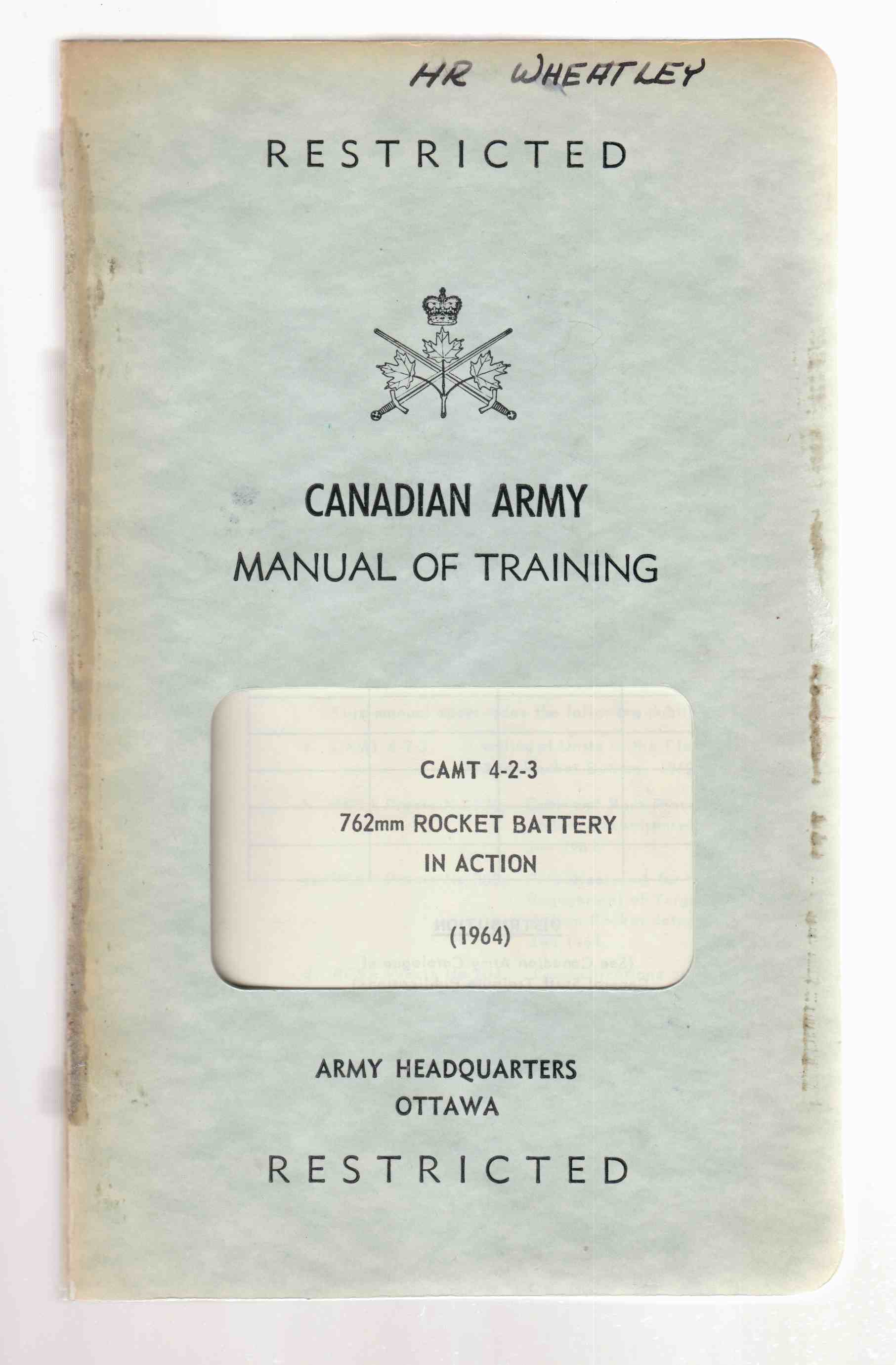 Image for CAMT 4-2-3 762mm Rocket Battery in Action (1964)