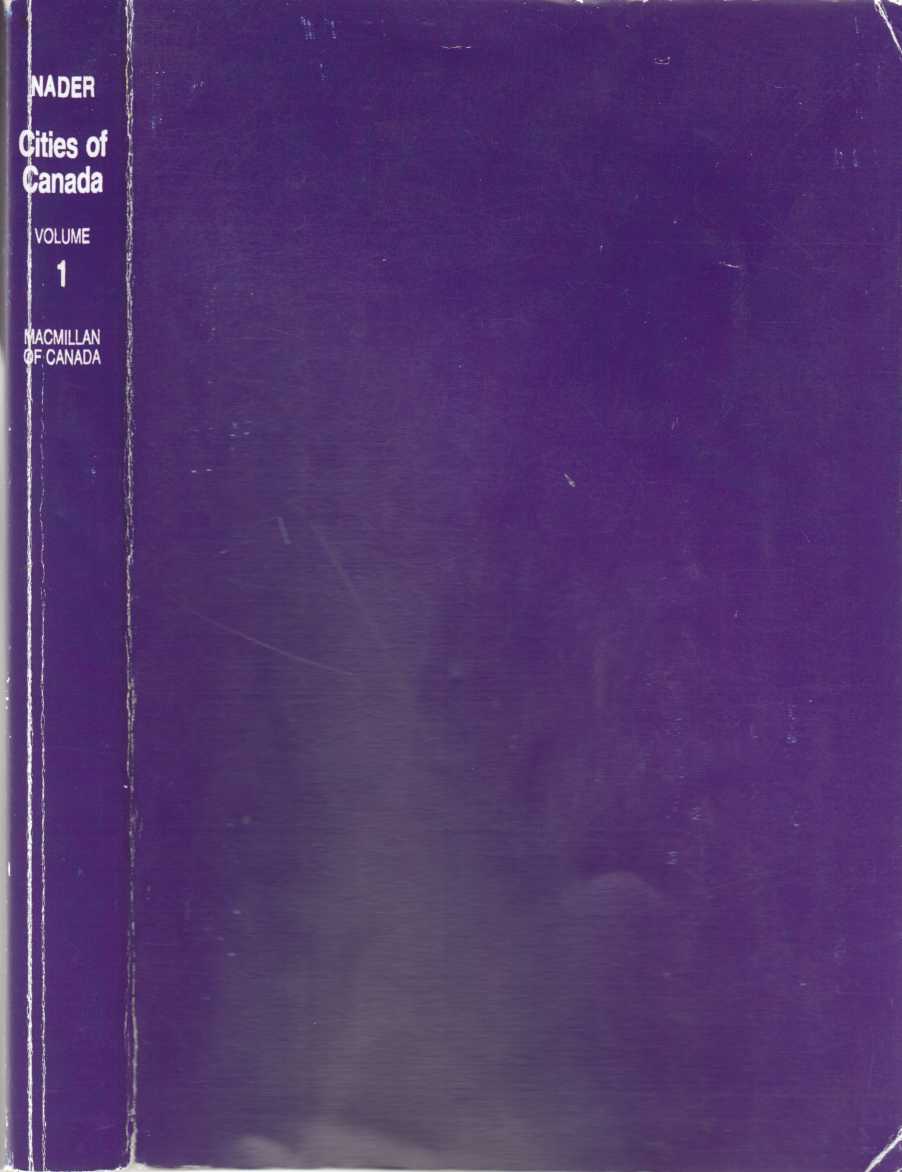 Image for Cities of Canada Volume One: Theoretical, Historical and Planning Perspectives
