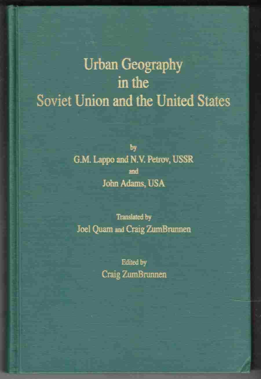 Image for Urban Geography in the Soviet Union and United States