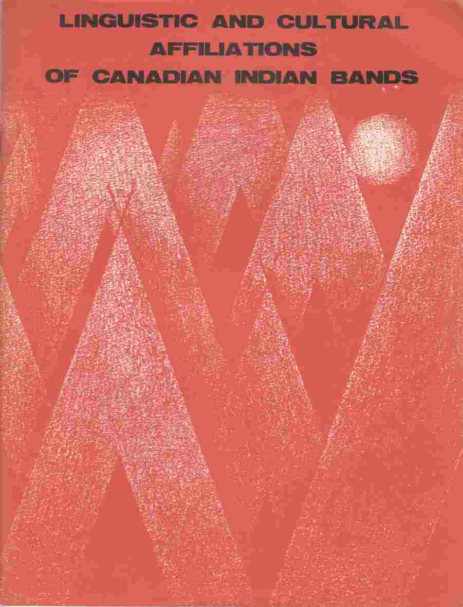 Image for Linguistic and Cultural Affiliations of Canadian Indian Bands