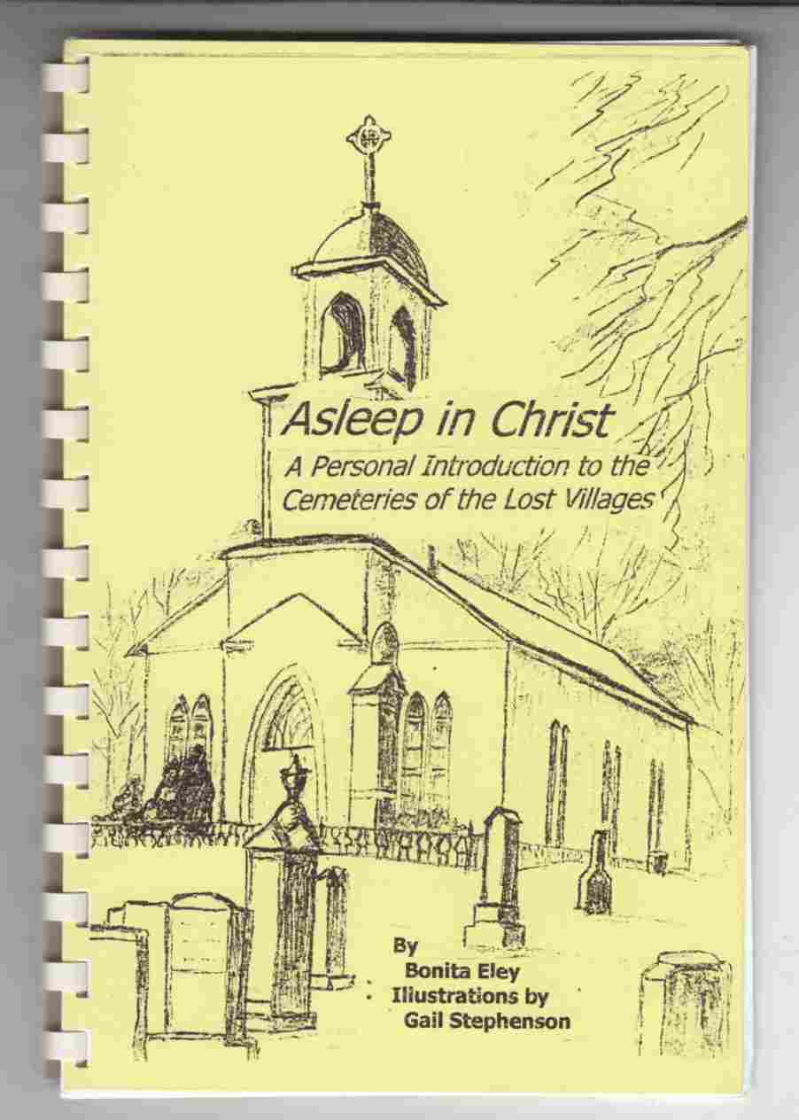 Image for Asleep in Christ A Personal Introduction to the Cemeteries of the Lost Villages