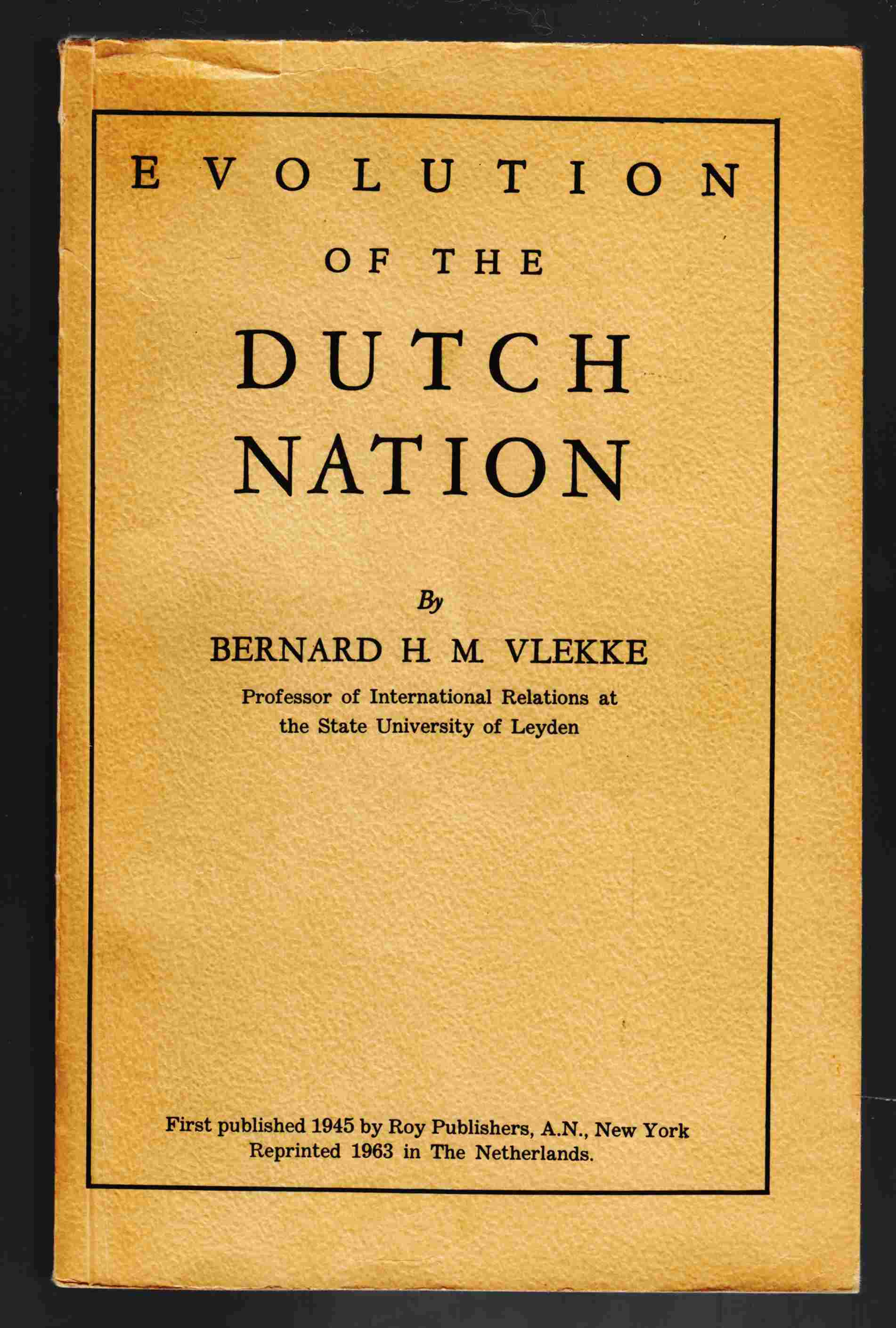 Image for Evolution of the Dutch Nation