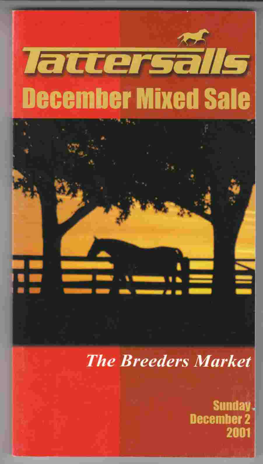Image for Tattersalls 2001 December Mixed Sale