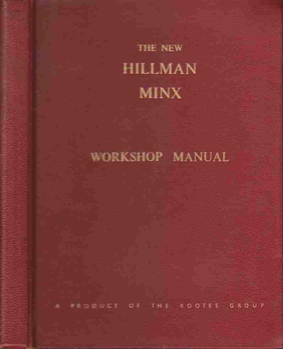 Image for The New Hillman Minx Workshop Manual