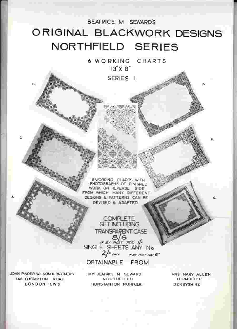 Image for Original Blackwork Designs Northfield Series - Series 1