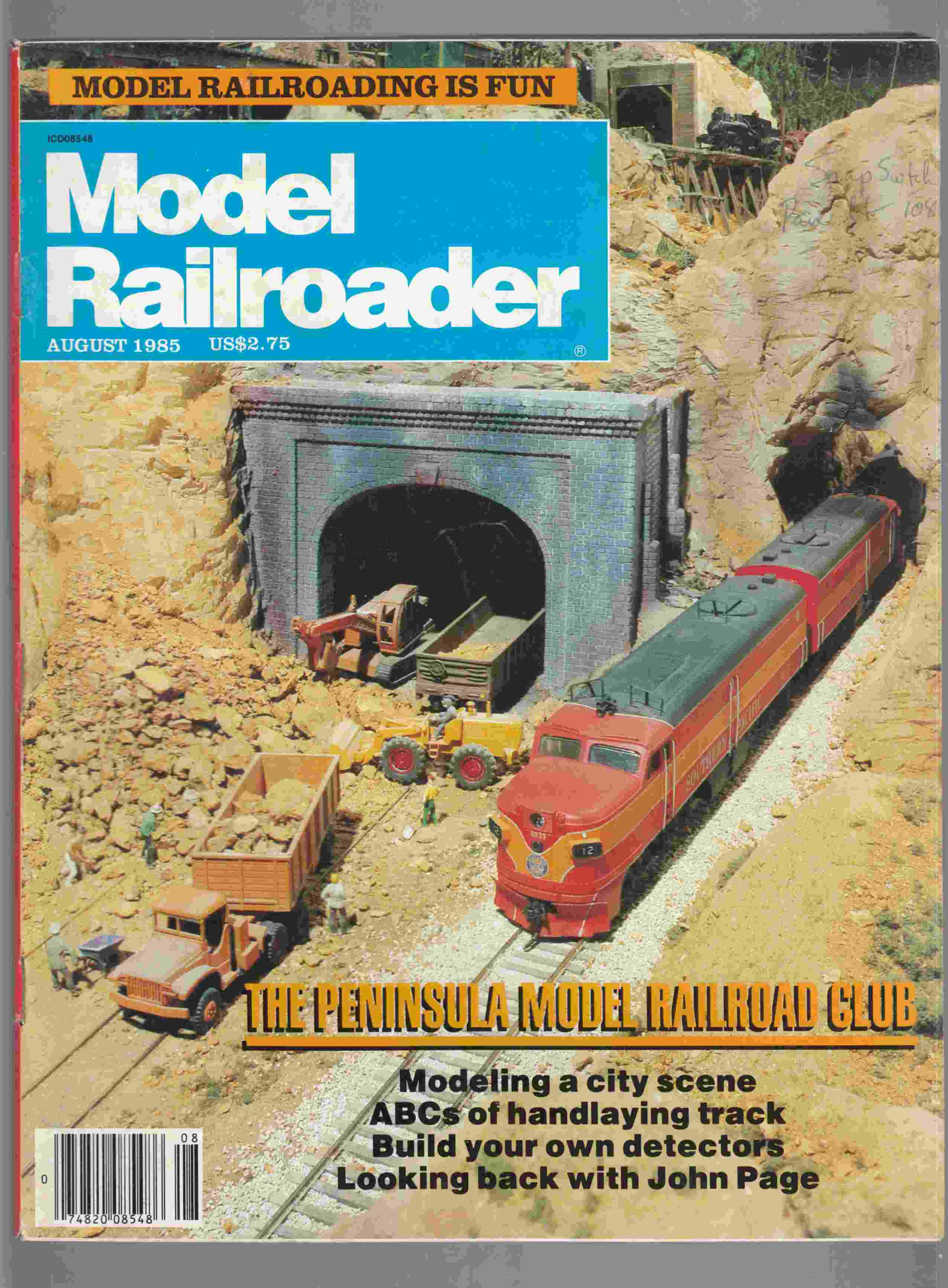 Image for Model Railroader August 1985 Volume 52 Number 8