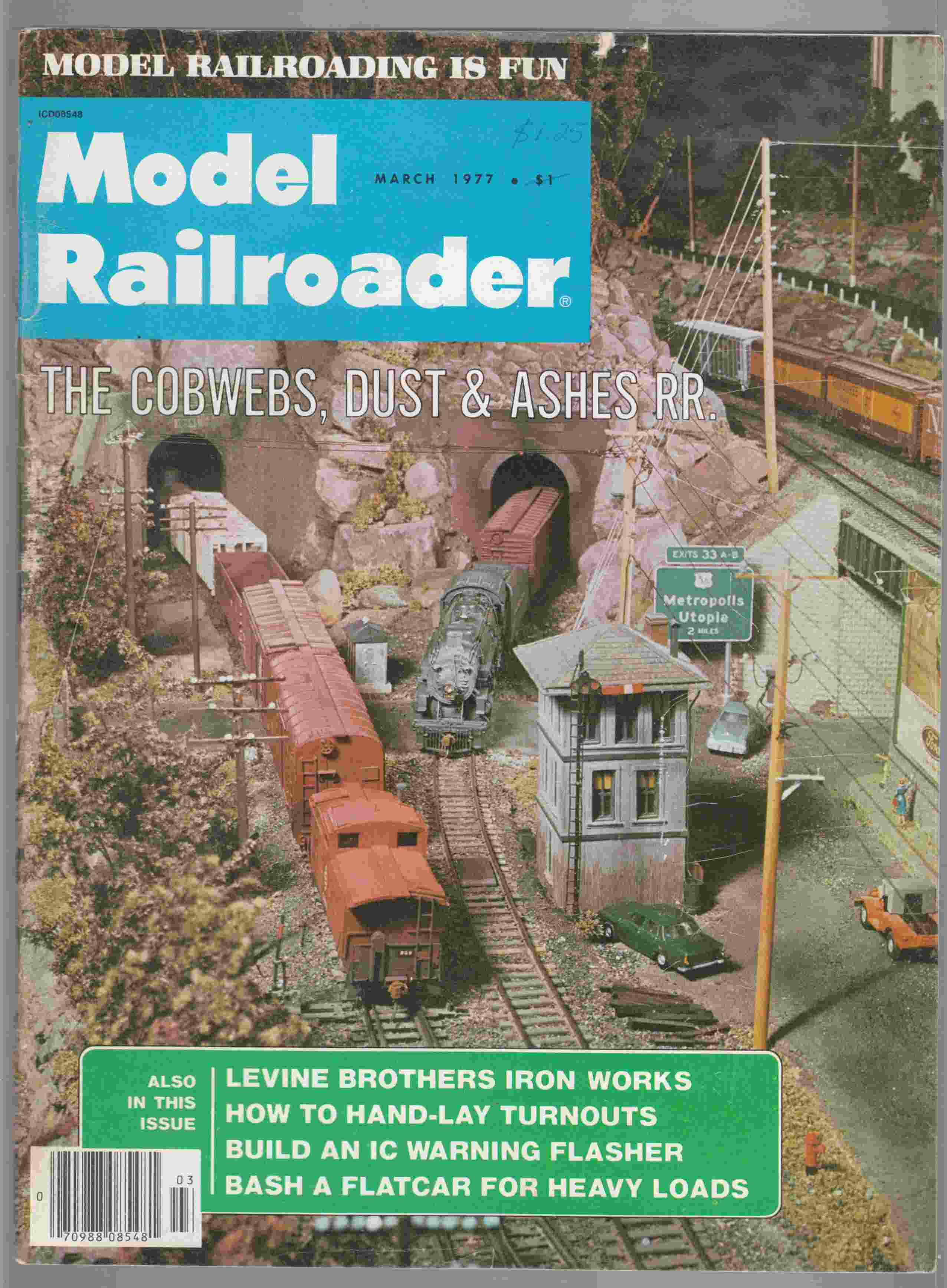 Image for Model Railroader March 1977 Volume 52 Number 8