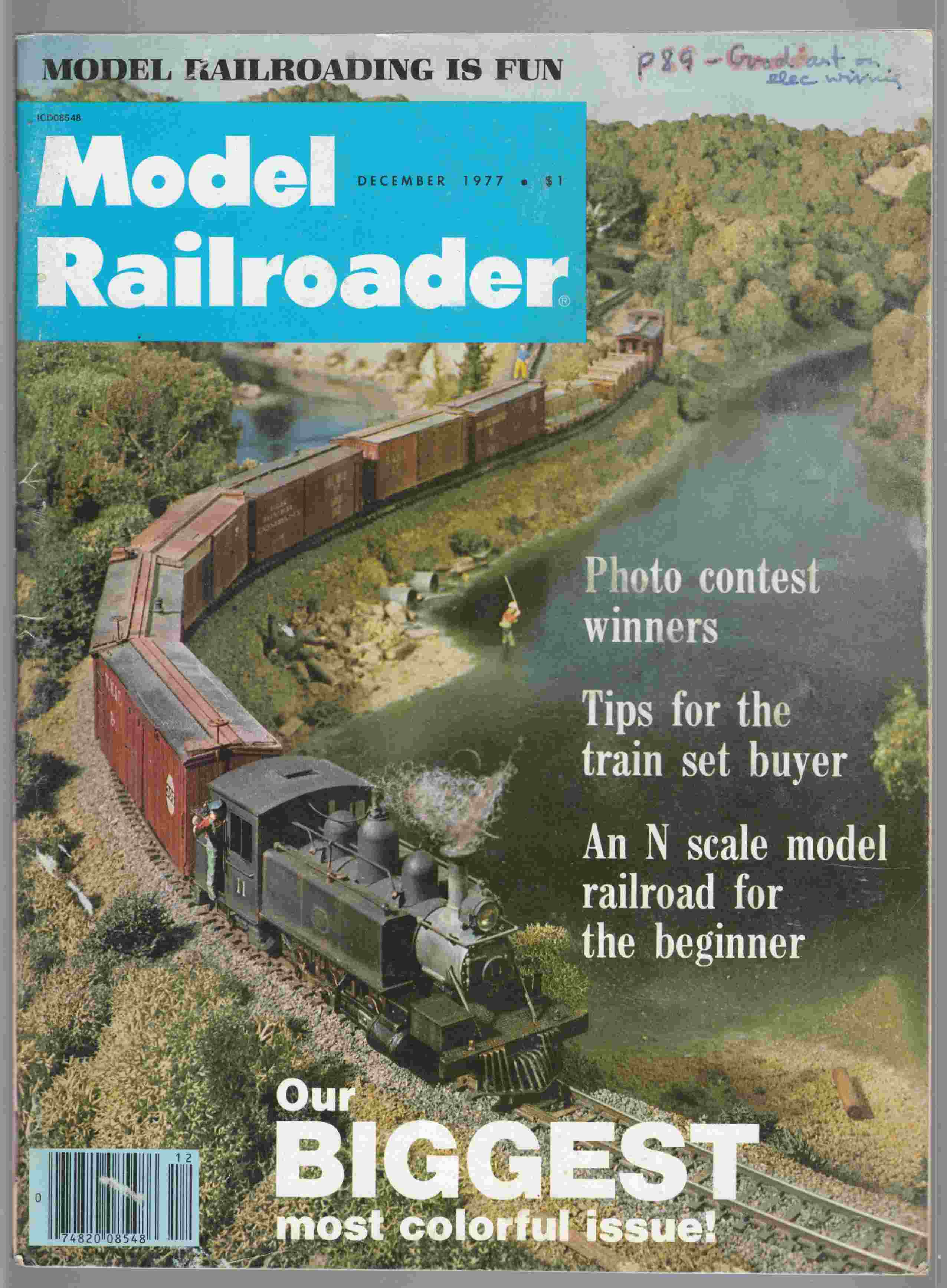 Image for Model Railroader December 1977 Volume 44 Number 12