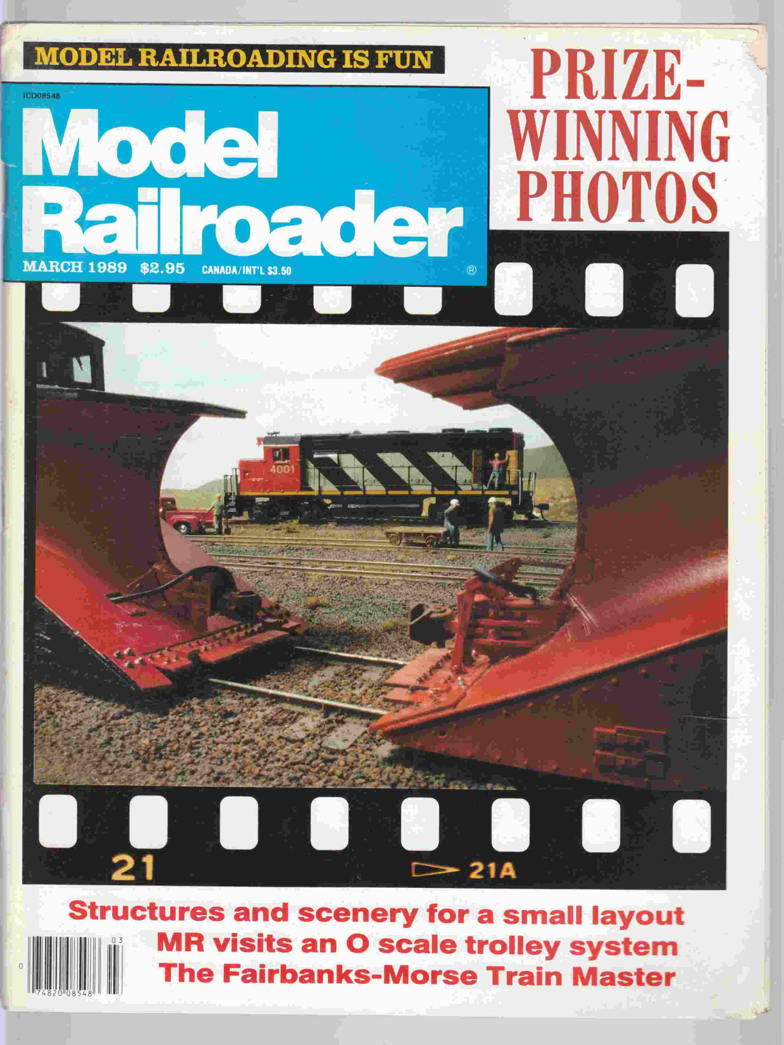 Image for Model Railroader March 1989 Volume 56 Number 3