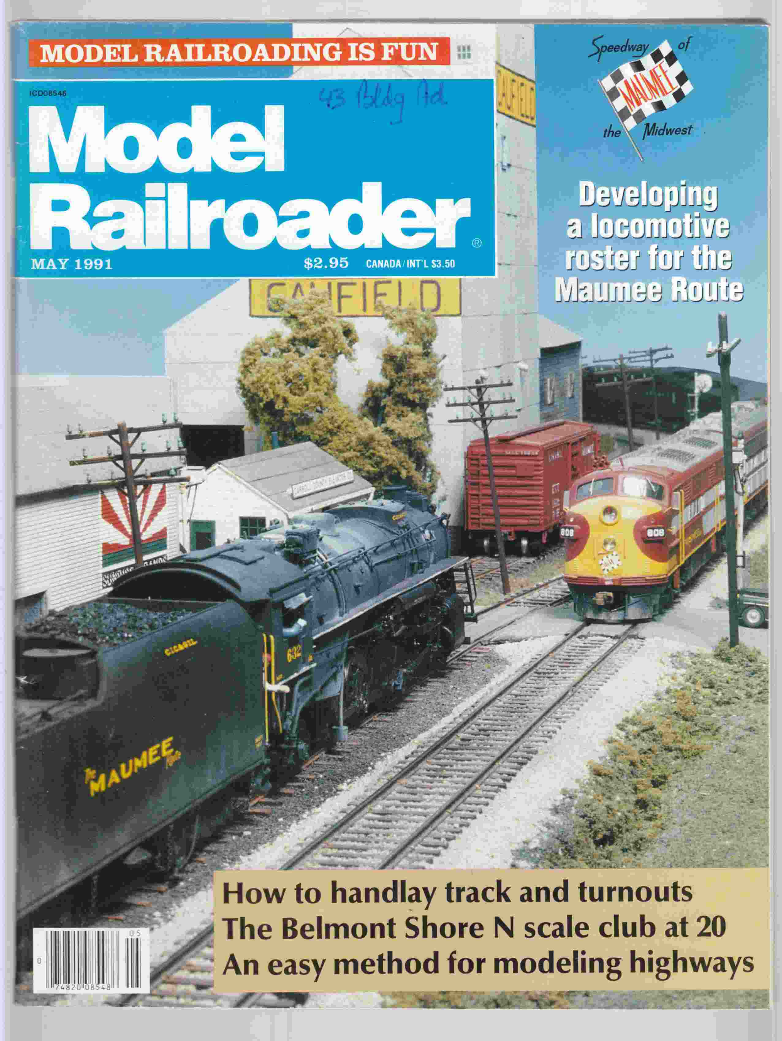 Image for Model Railroader May 1991 Volume 58 Number 5