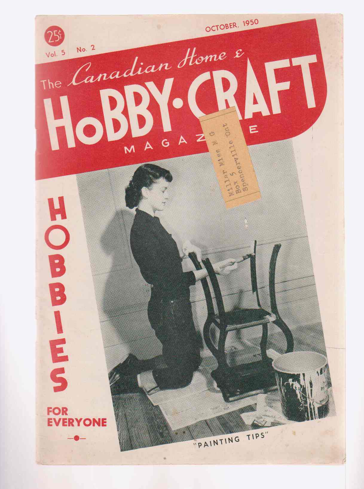 Image for The Canadian Home and Hobby-Craft Magazine September - October 1950 Vol. 5 No. 2