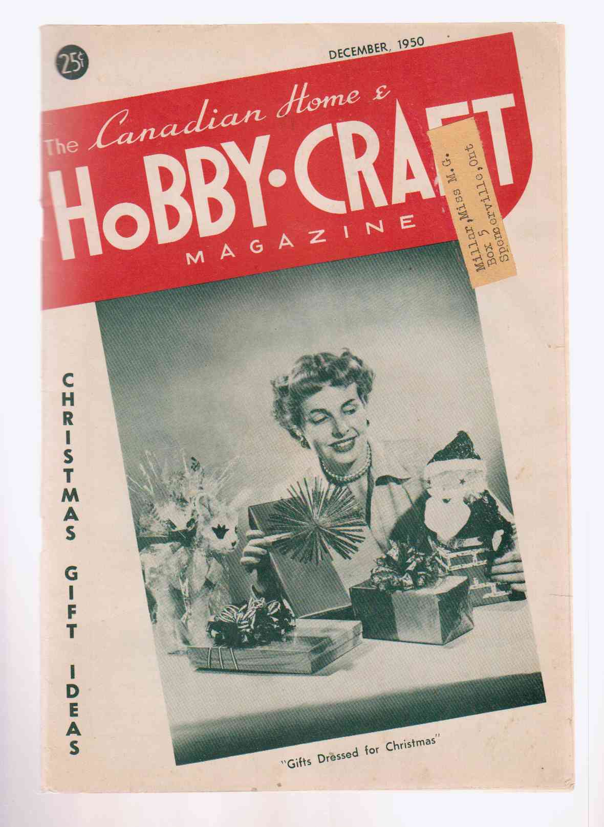 Image for The Canadian Home and Hobby-Craft Magazine December 1950 Vol. 5 No. 3