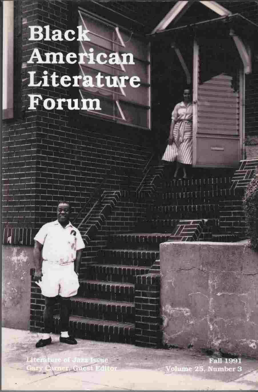 Image for Black American Literature Forum, Volume 25, Number 3: Literature of Jazz Issue