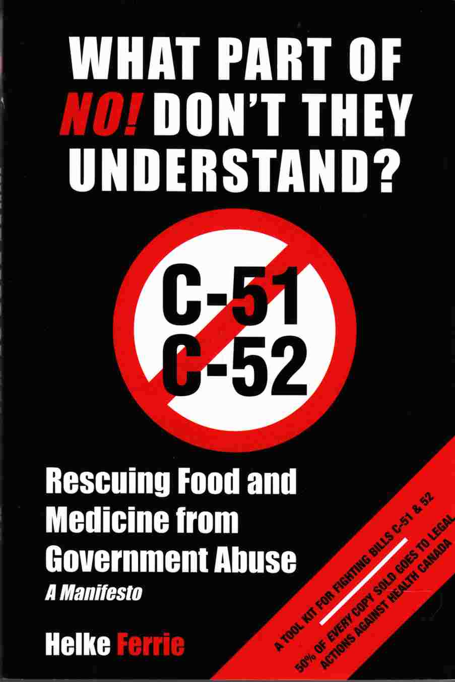 Image for What Part of No! Don't They Understand Rescuing Food and Medicine from Government Abuse - a Manifesto