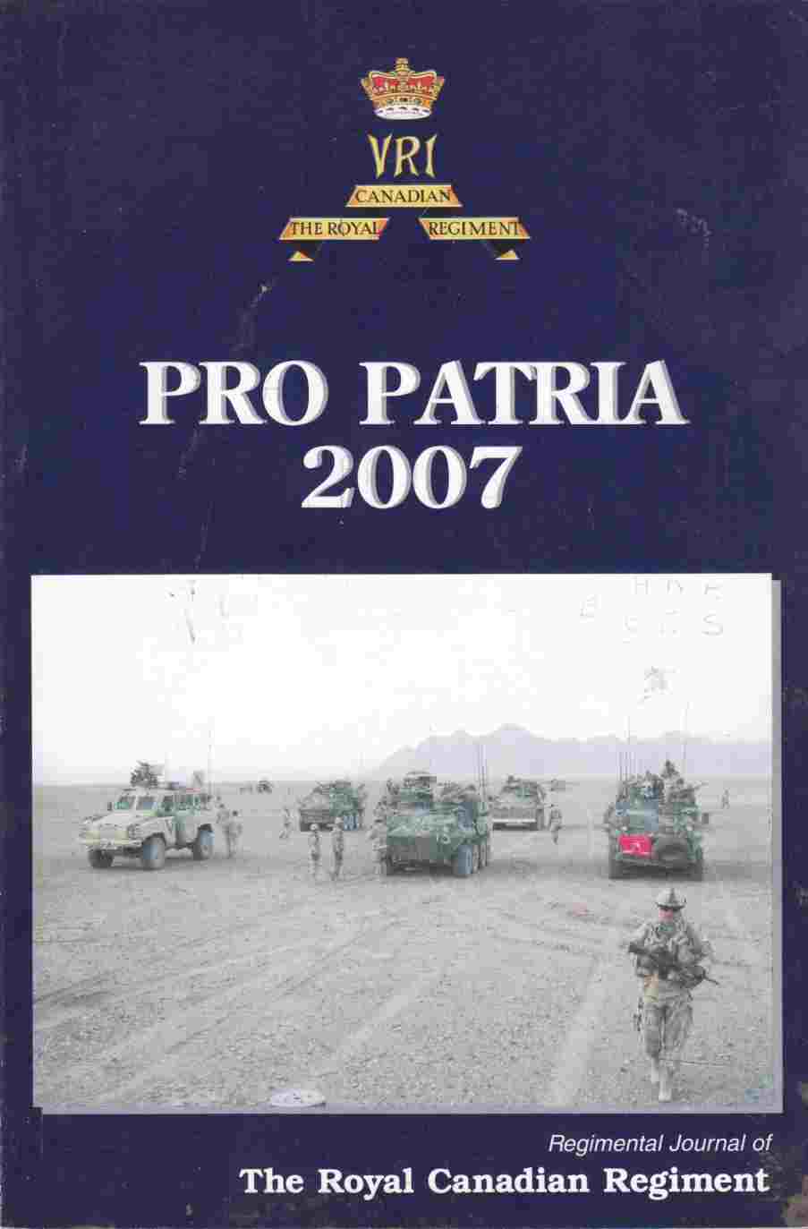 Image for The Pro Patria 2007 - April 2008 Issue 89