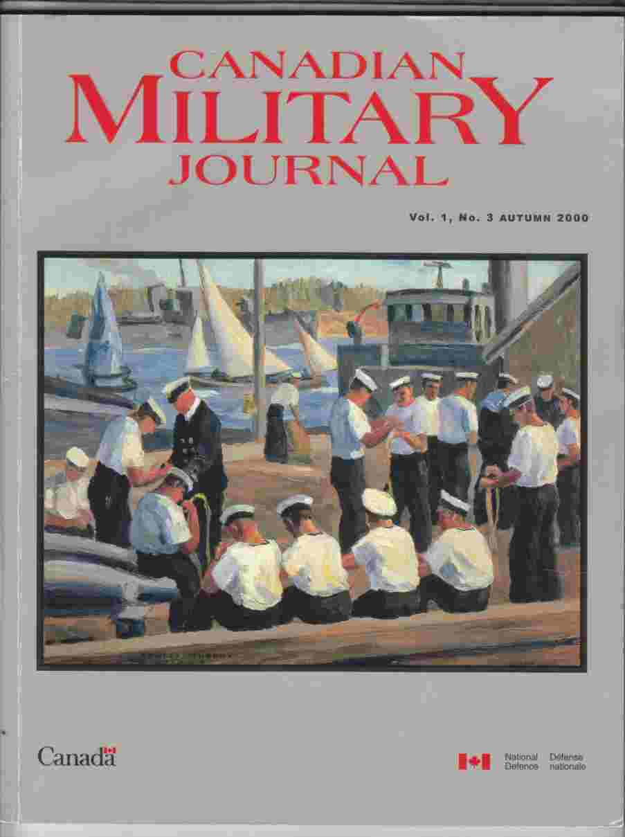 Image for Canadian Military Journal / Revue Militaire Canadienne Vol. 1, No. 3 Autumn / Automne 2000