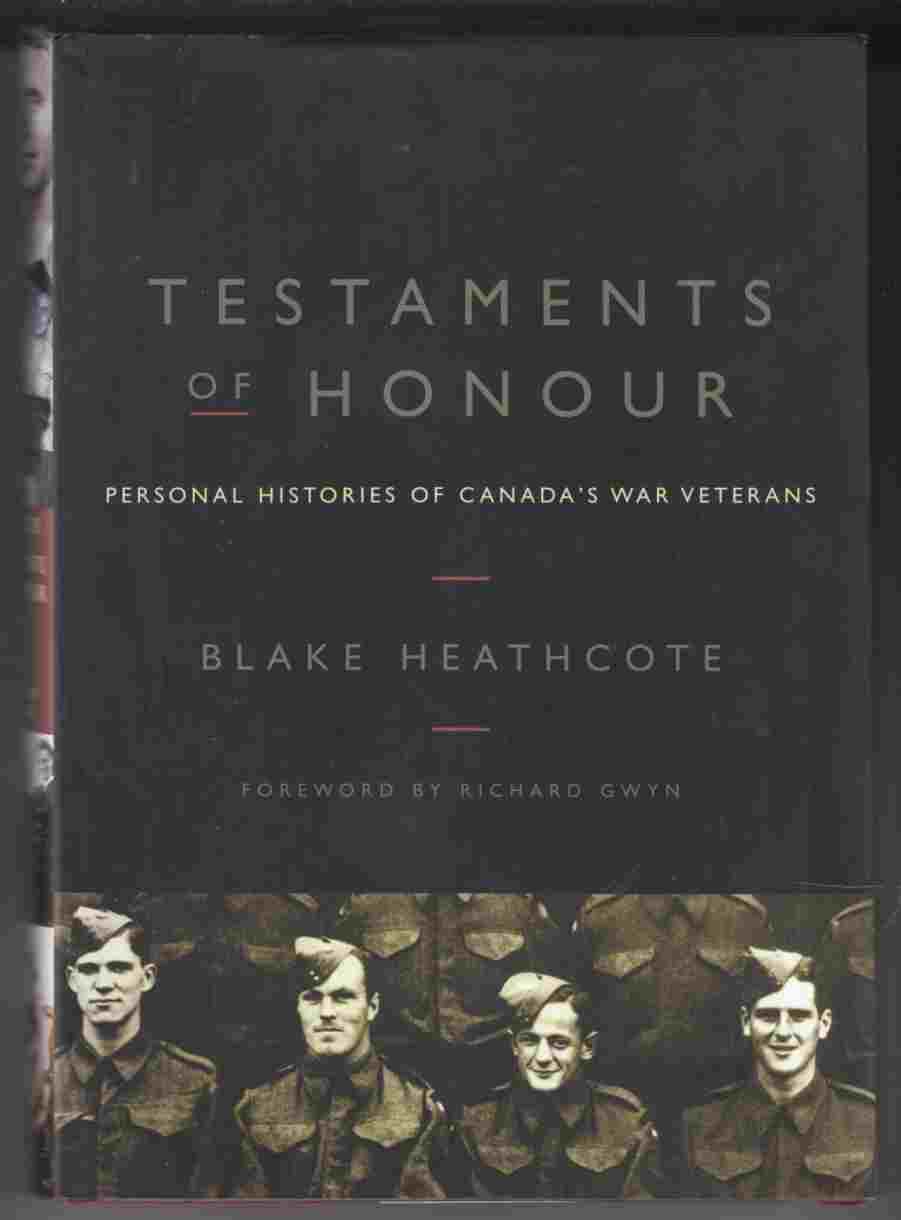 Image for Testaments of Honour Personal Histories of Canada's War Veterans