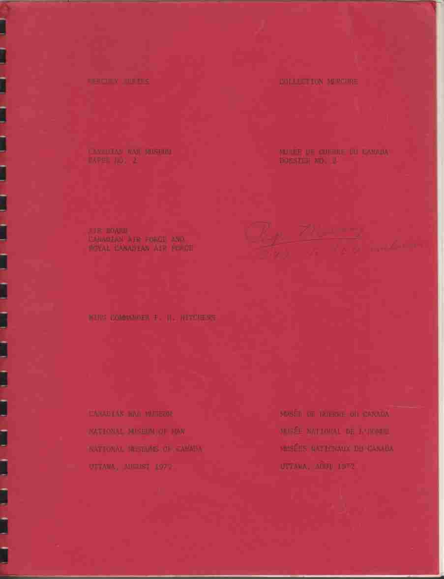 Image for Air Board, Canadian Air Force and Royal Canadian Air Force Canadian War Museum Paper No. 2