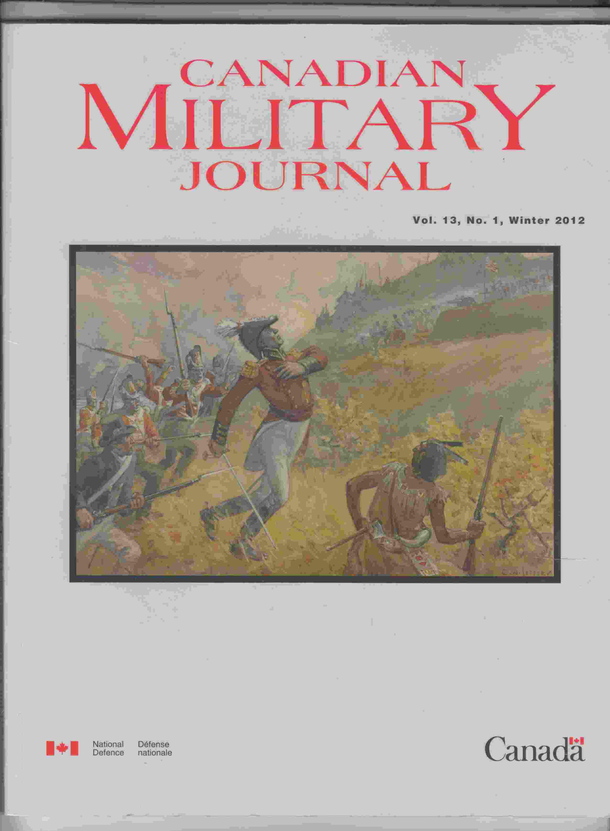 Image for Canadian Military Journal / Revue Militaire Canadienne Vol. 13, No. 1, Winter 2012 / Hiver 2012