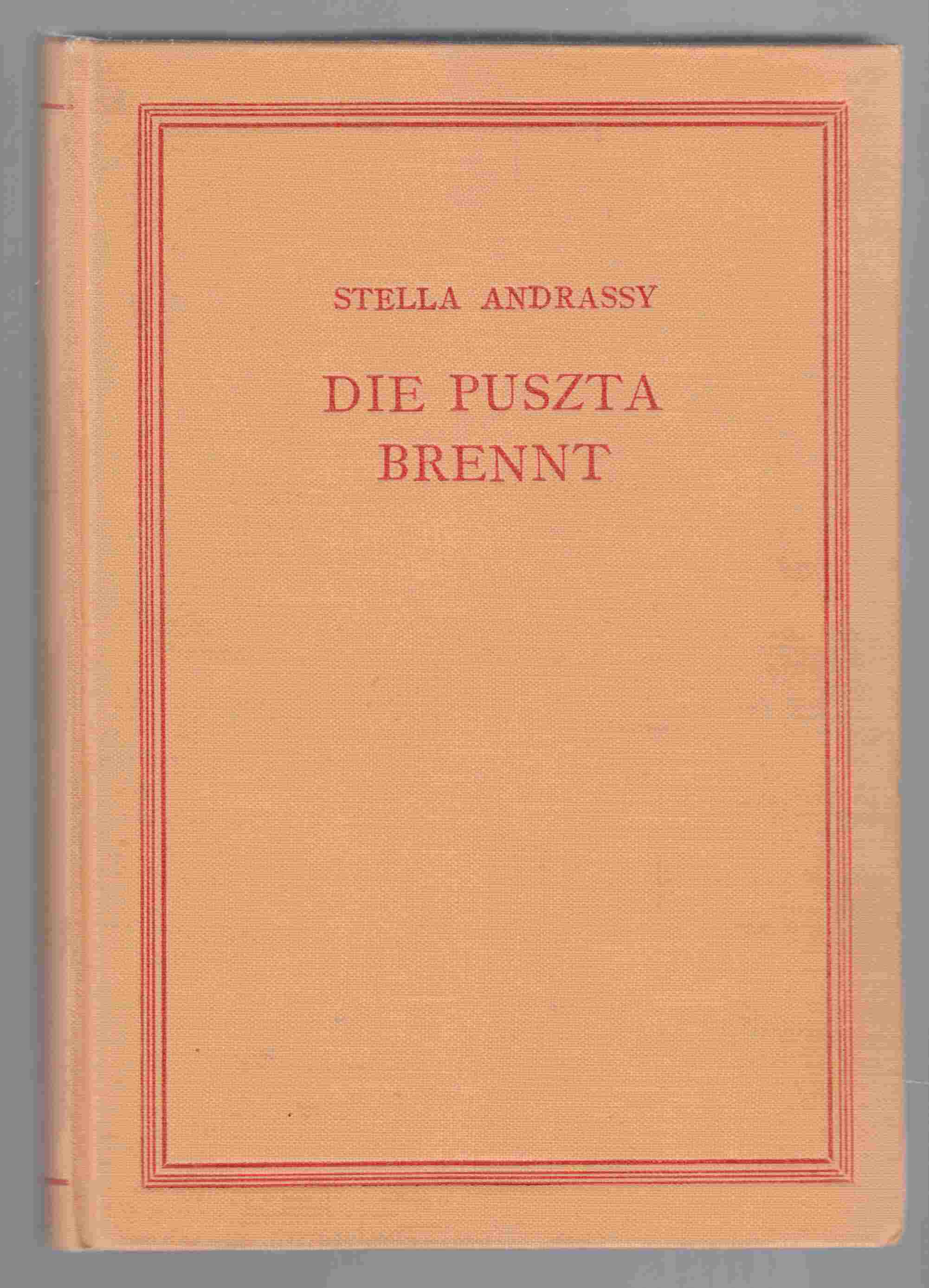 Image for Die Puszta Brennt