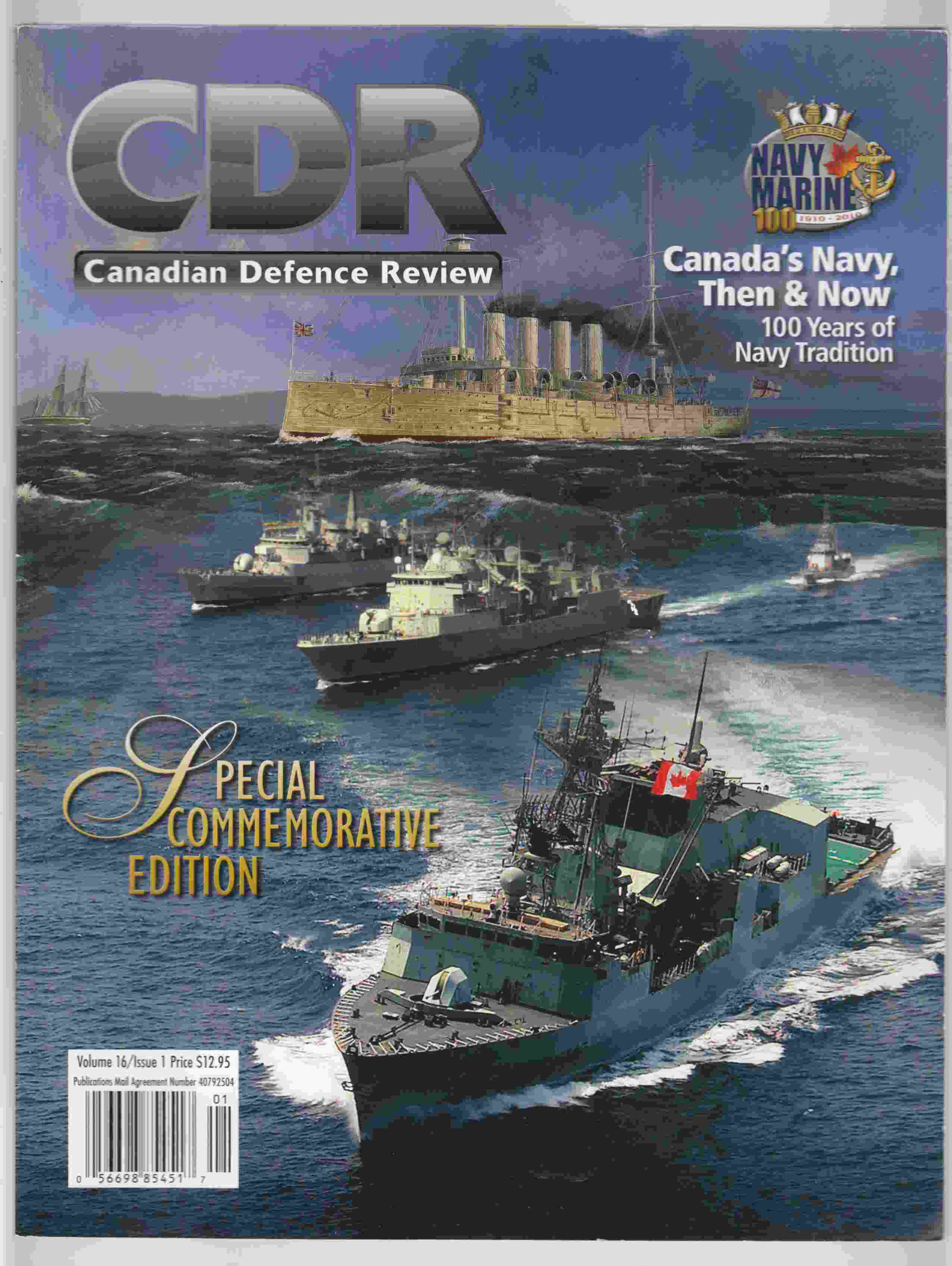 Image for Canadian Defence Review Volume 16 Issue 1