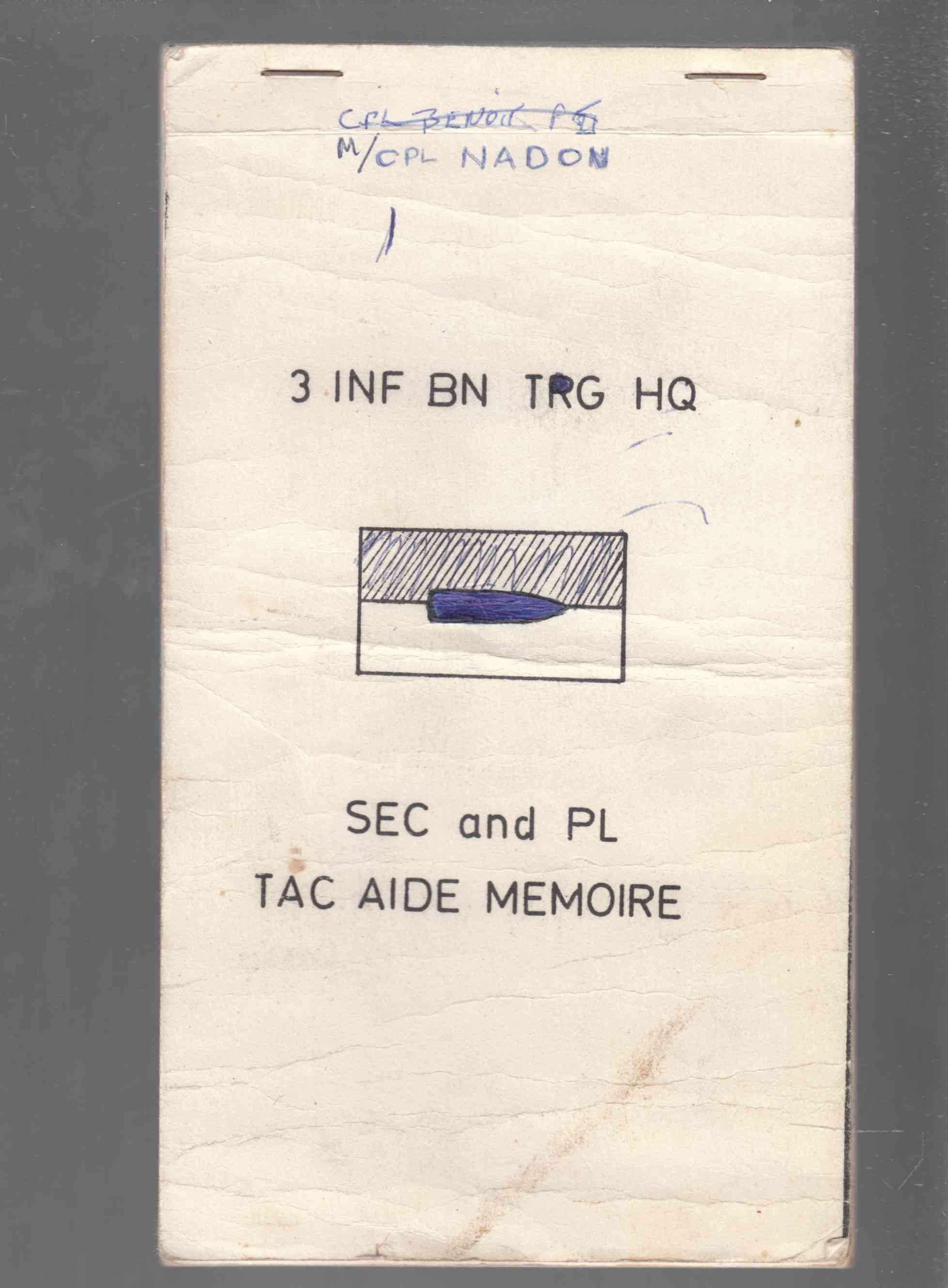 Image for Sec and Pl Tac Aide Memoire
