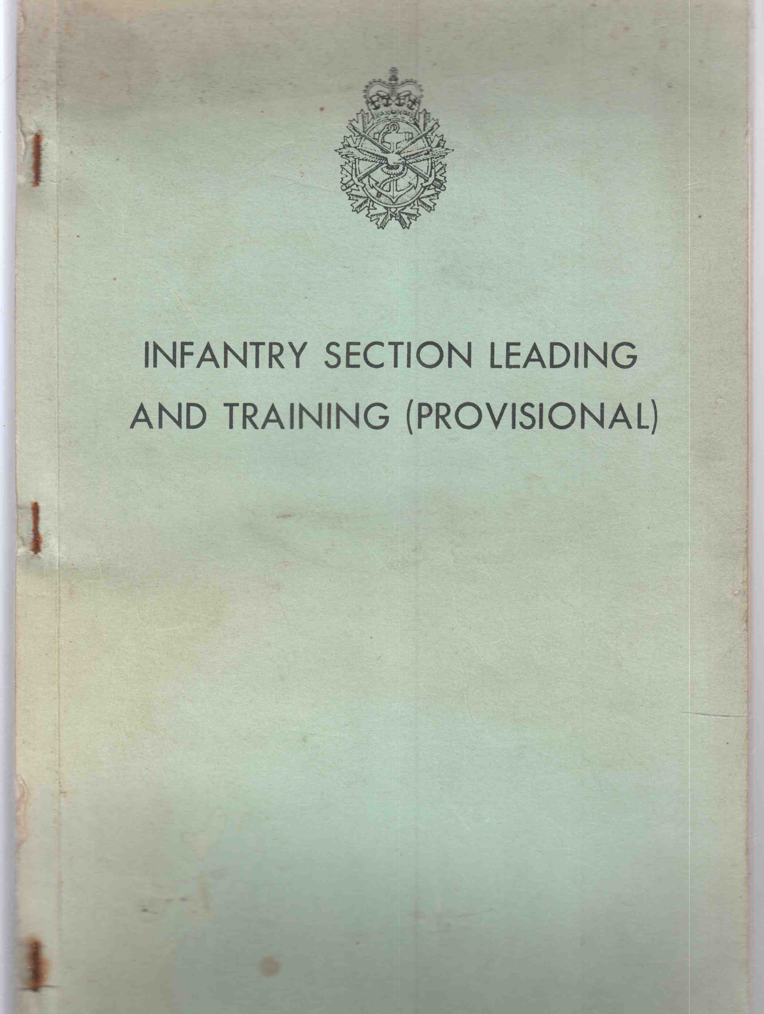 Image for Infantry Section Leading and Training (Provisional)