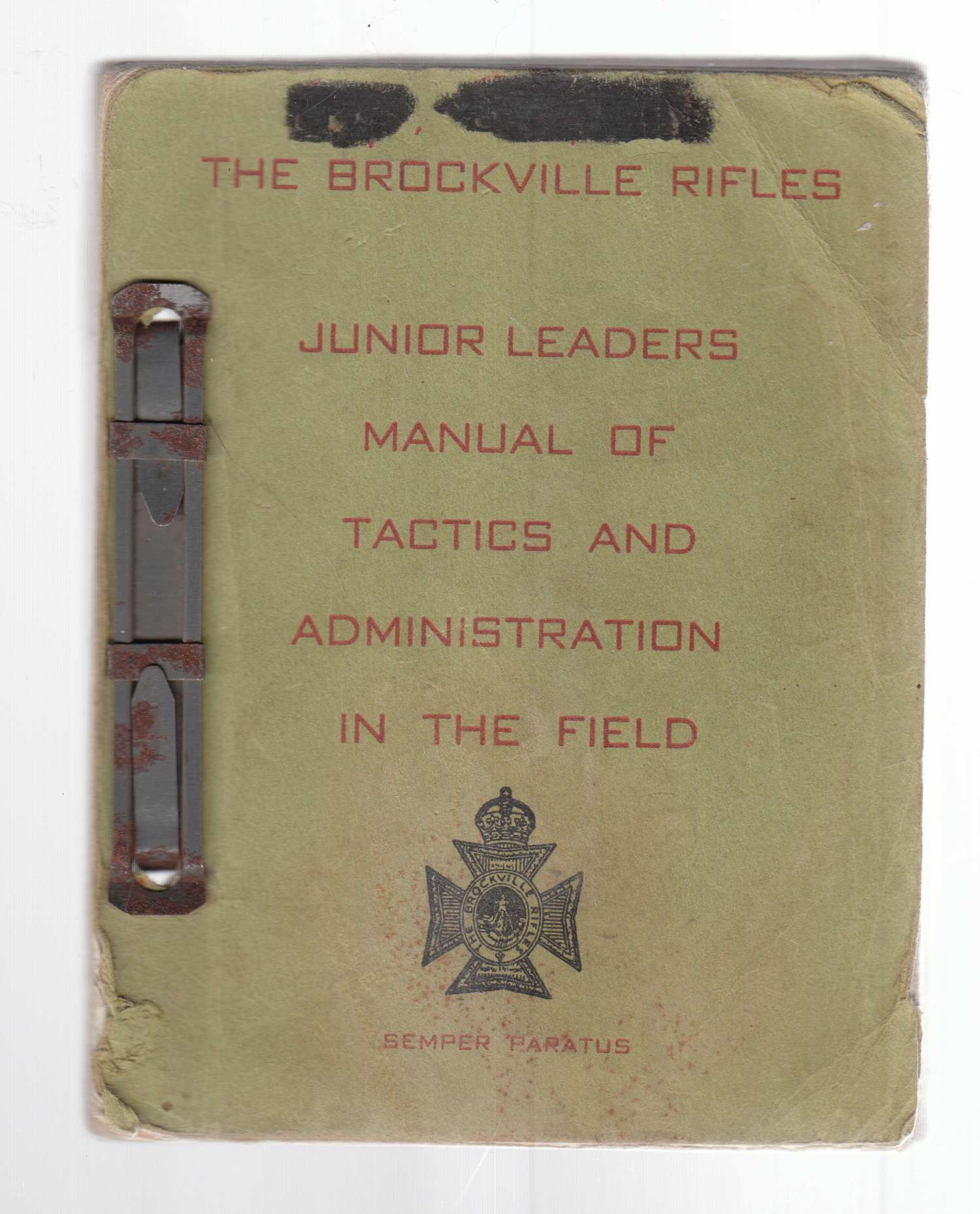 Image for Junior Leaders Manual of Tactics and Administration in the Field