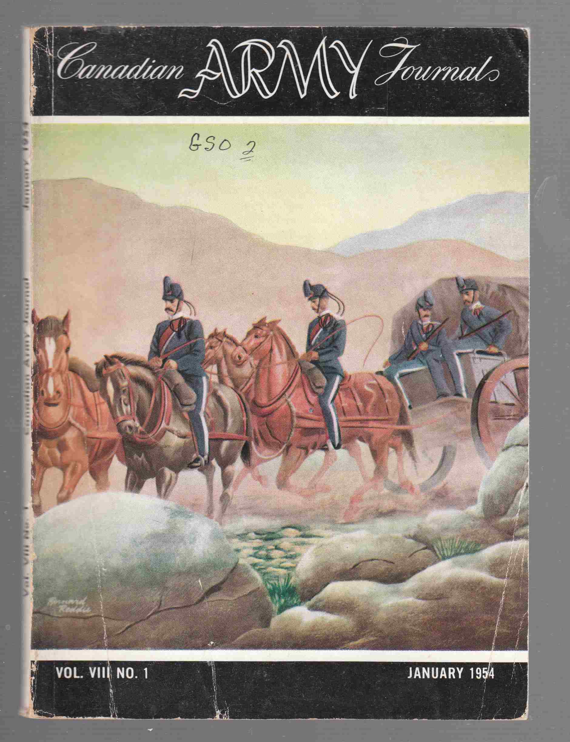 Image for Canadian Army Journal Vol. VIII No. 1 January 1954