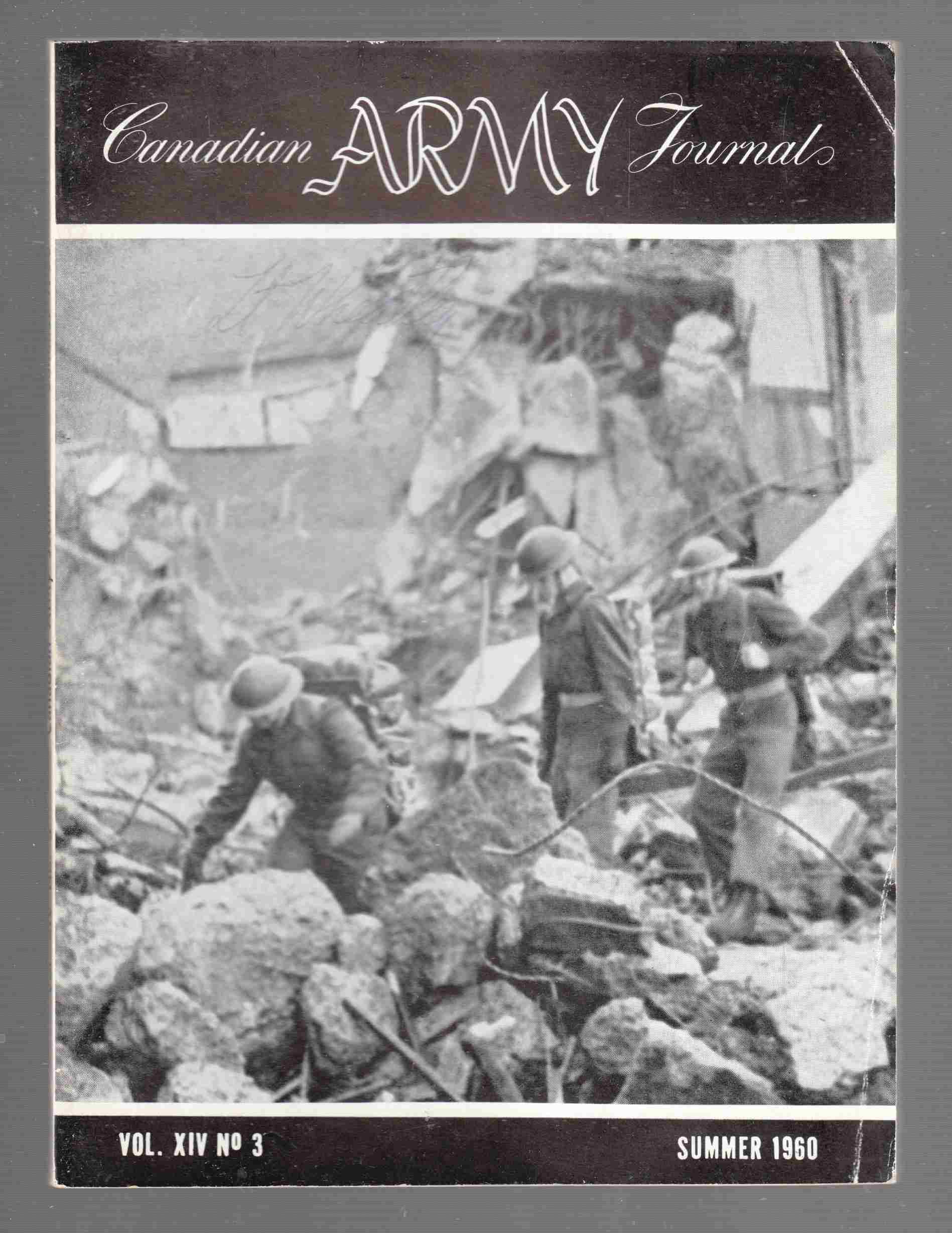 Image for The Canadian Army Journal Vol. XIV No. 3 Summer 1960