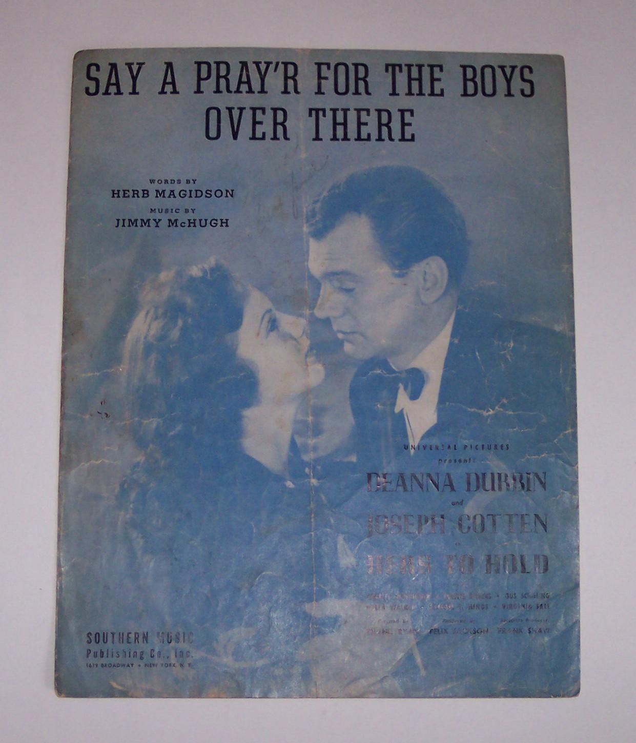 Image for Say a Prayer for the Boys over There