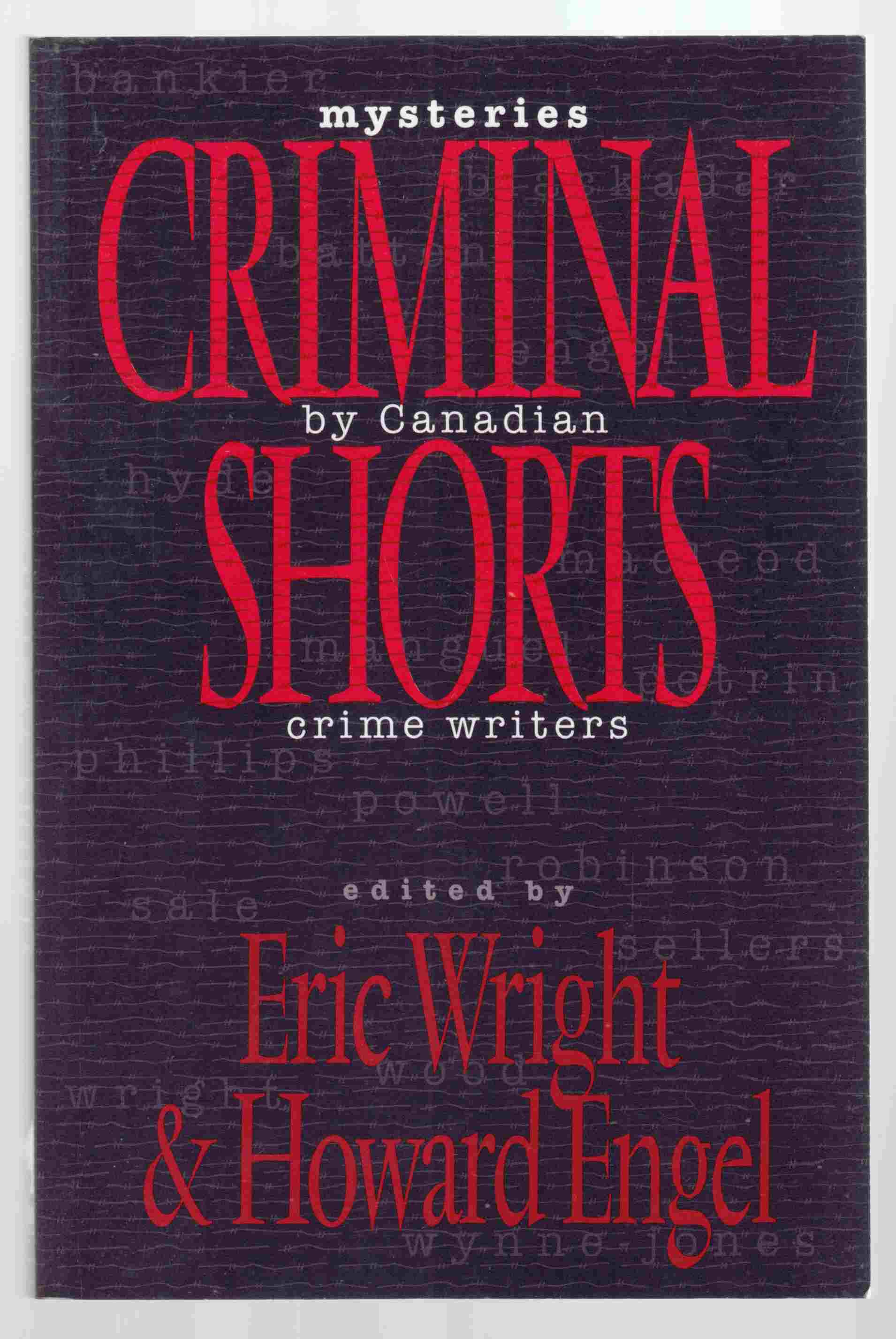 Image for Criminal Shorts Mysteries by Canadian Crime Writers