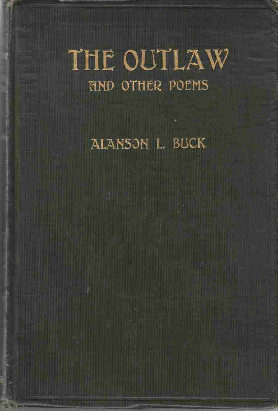 Image for The Outlaw and Other Poems