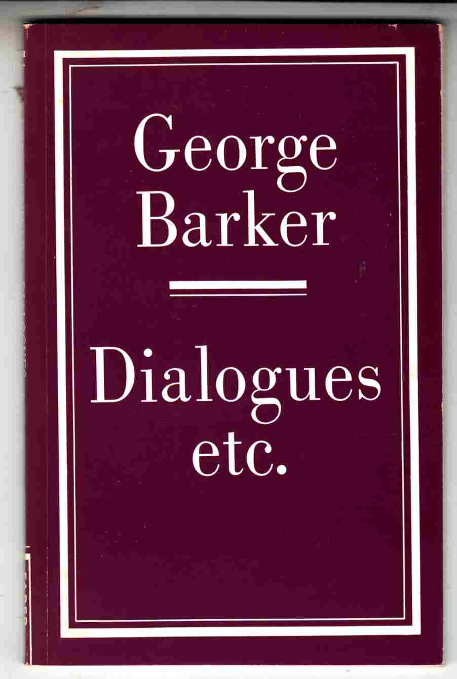Image for Dailogues Etc.